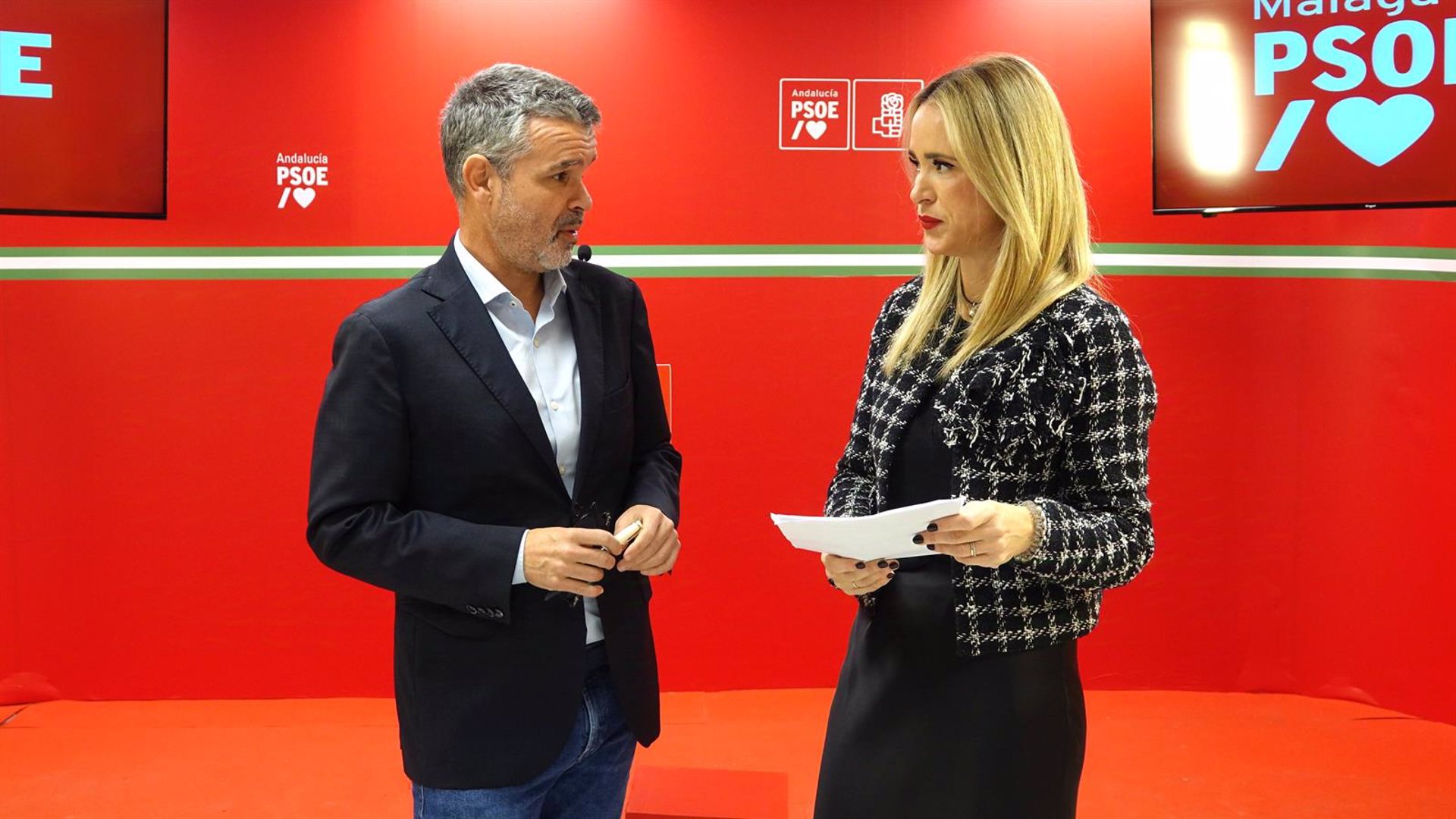El PSOE critica "el recorte de 158 aulas" en la educación pública malagueña en 2024