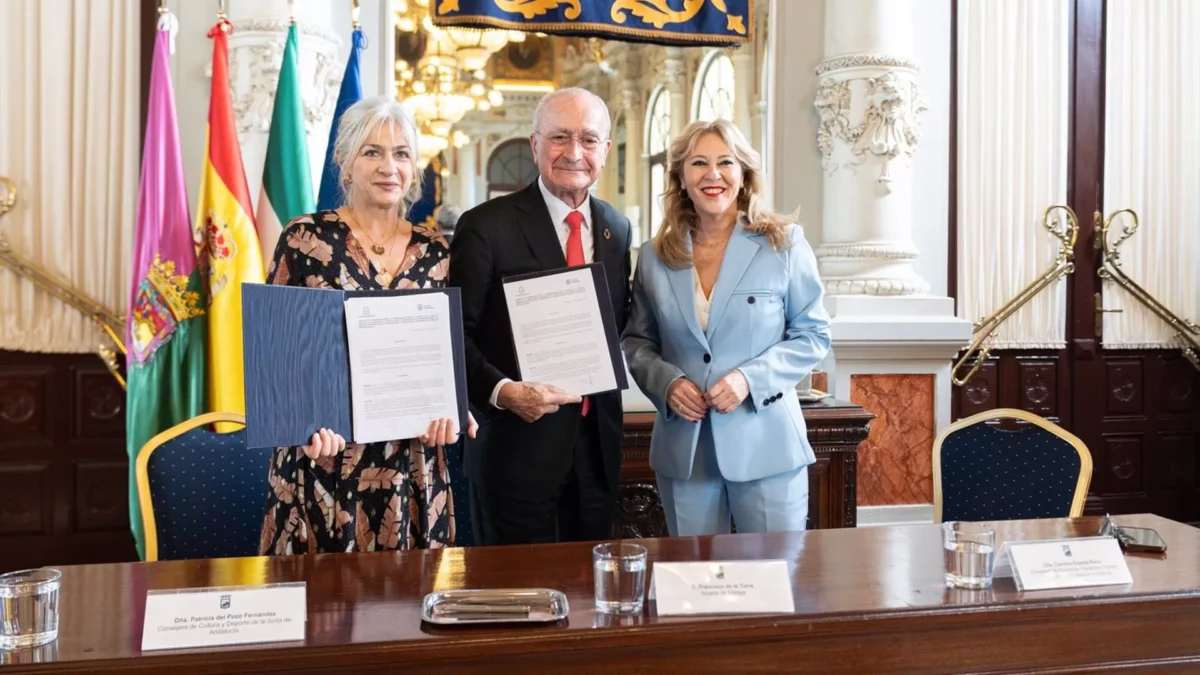 La Junta y el Ayuntamiento de Málaga firman el convenio de colaboración para el auditorio