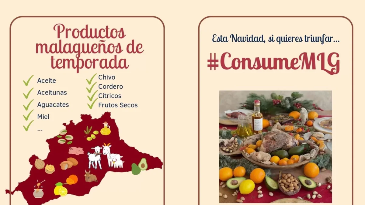 Ponen en marcha la campaña 'ConsumeMLG' para fomentar el consumo de productos malagueños en Navidad