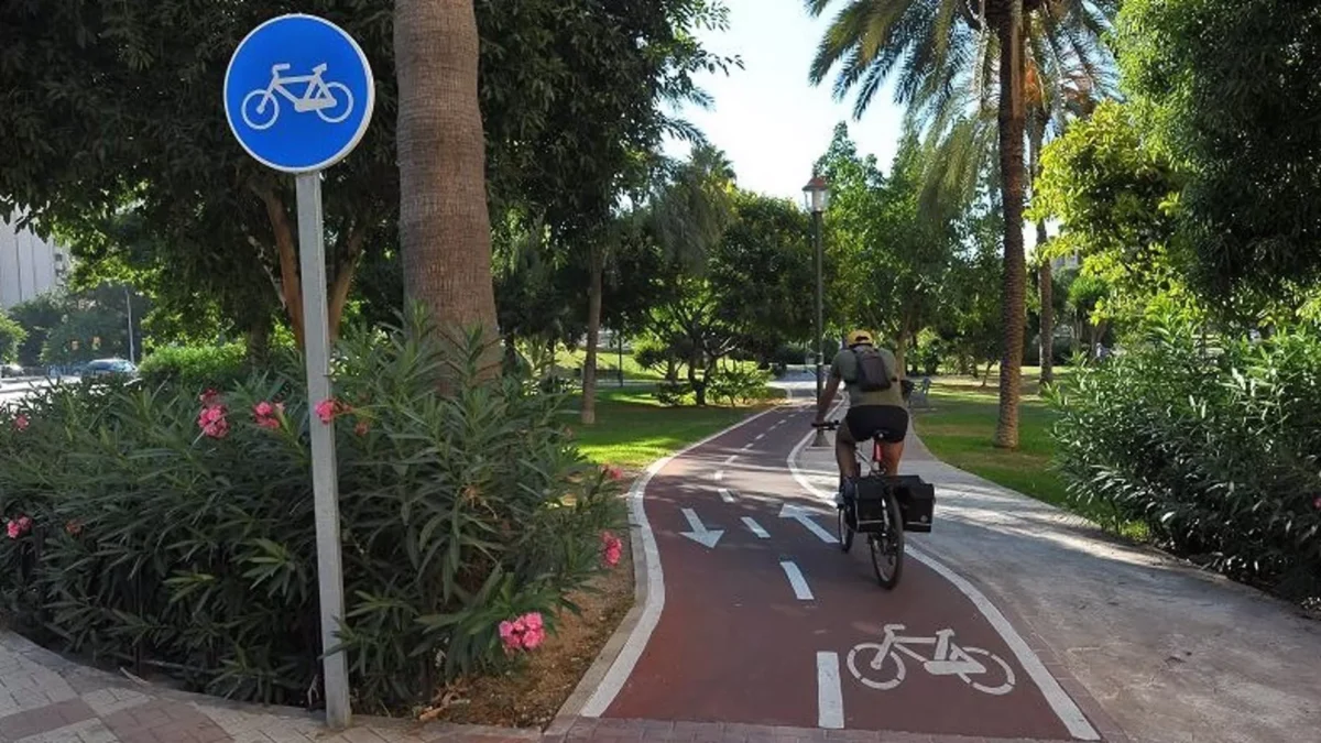 El Ayuntamiento comienza los trabajos de mejora del carril bici de la Alameda Principal