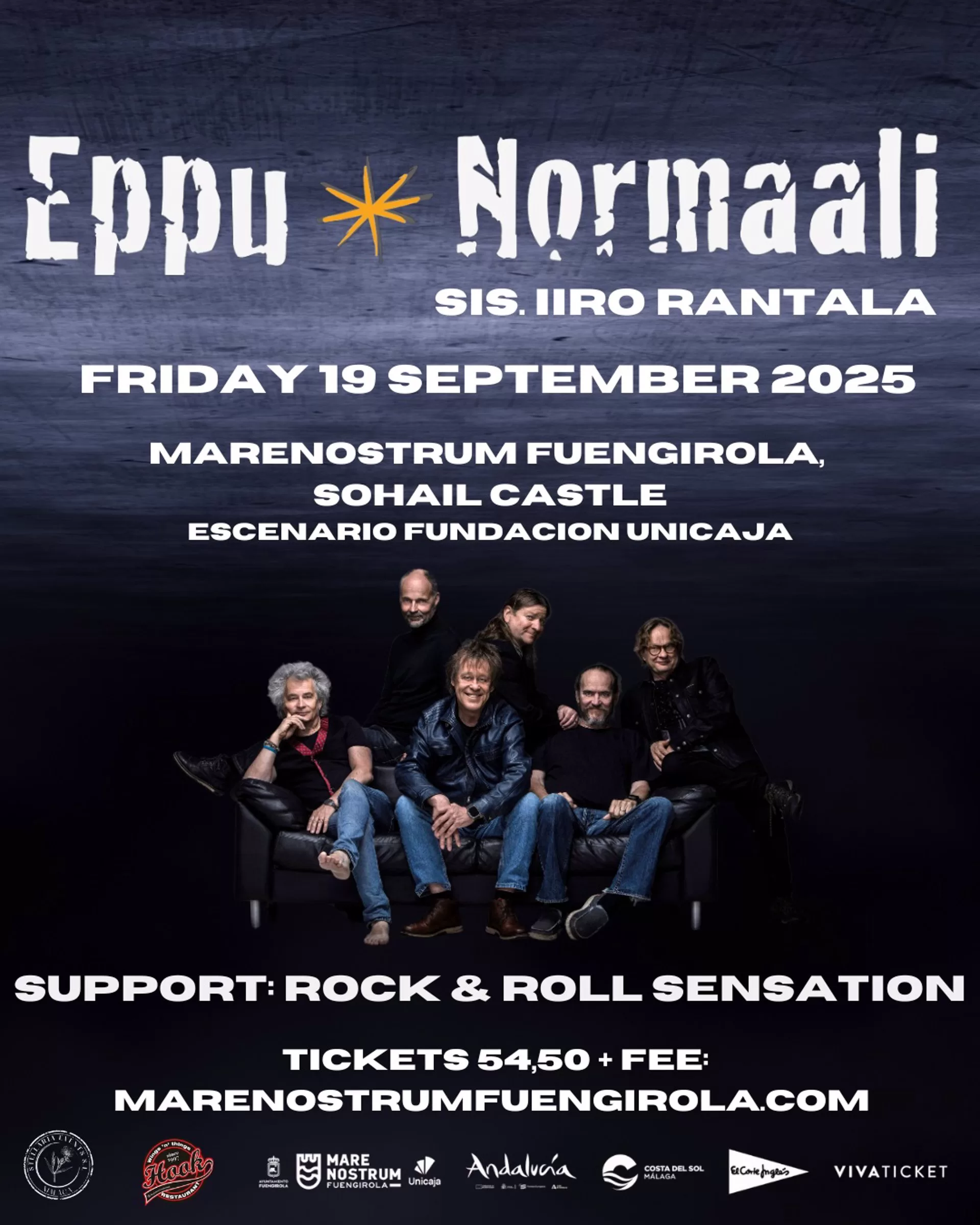 La banda finlandesa Eppu Normali actuará en septiembre en Marenostrum Fuengirola con Iiro Rantala al piano