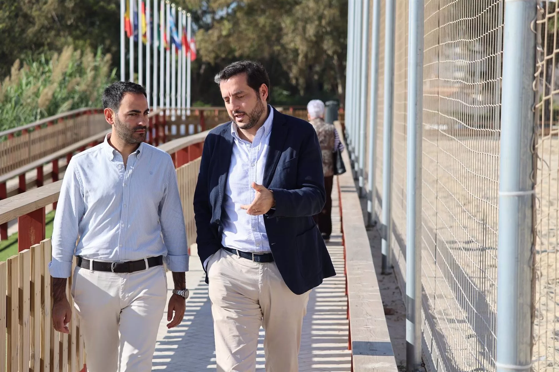 Trabajan para que el parque del Mediterráneo de Marbella sea sede de competiciones oficiales de voley en 2025