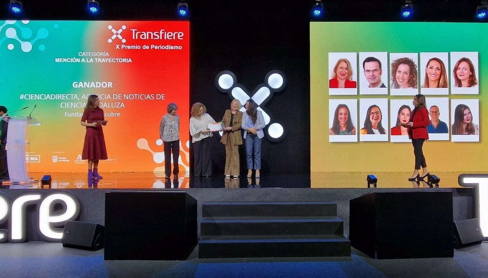 '#CienciaDirecta' recibe una mención a su trayectoria en los Premios de Periodismo 'Foro Transfiere'