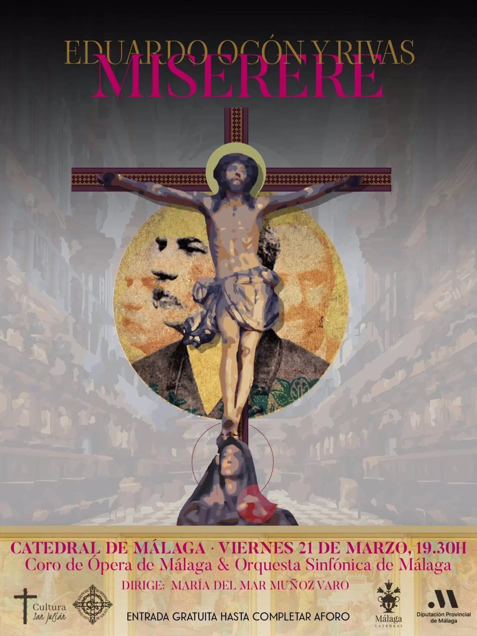 La Catedral acogerá el Miserere de Ocón el viernes en un concierto organizado por la Agrupación de Cofradías