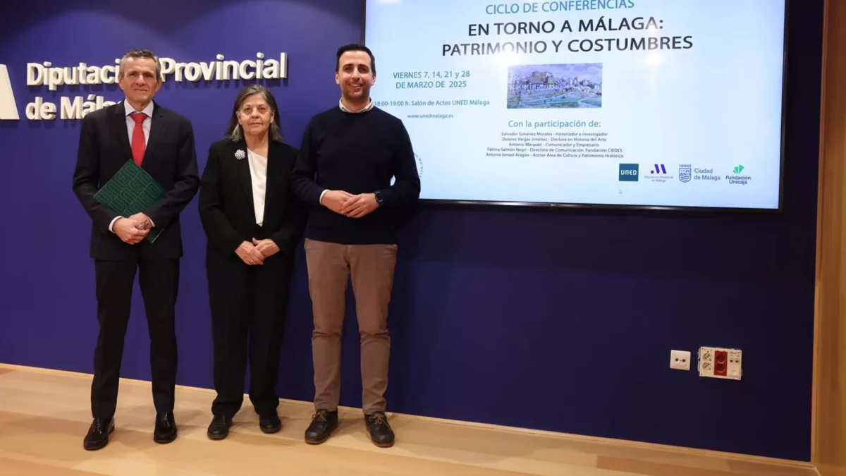 La Diputación impulsa el ciclo de conferencias 'En Torno a Málaga: Patrimonio y Costumbres'