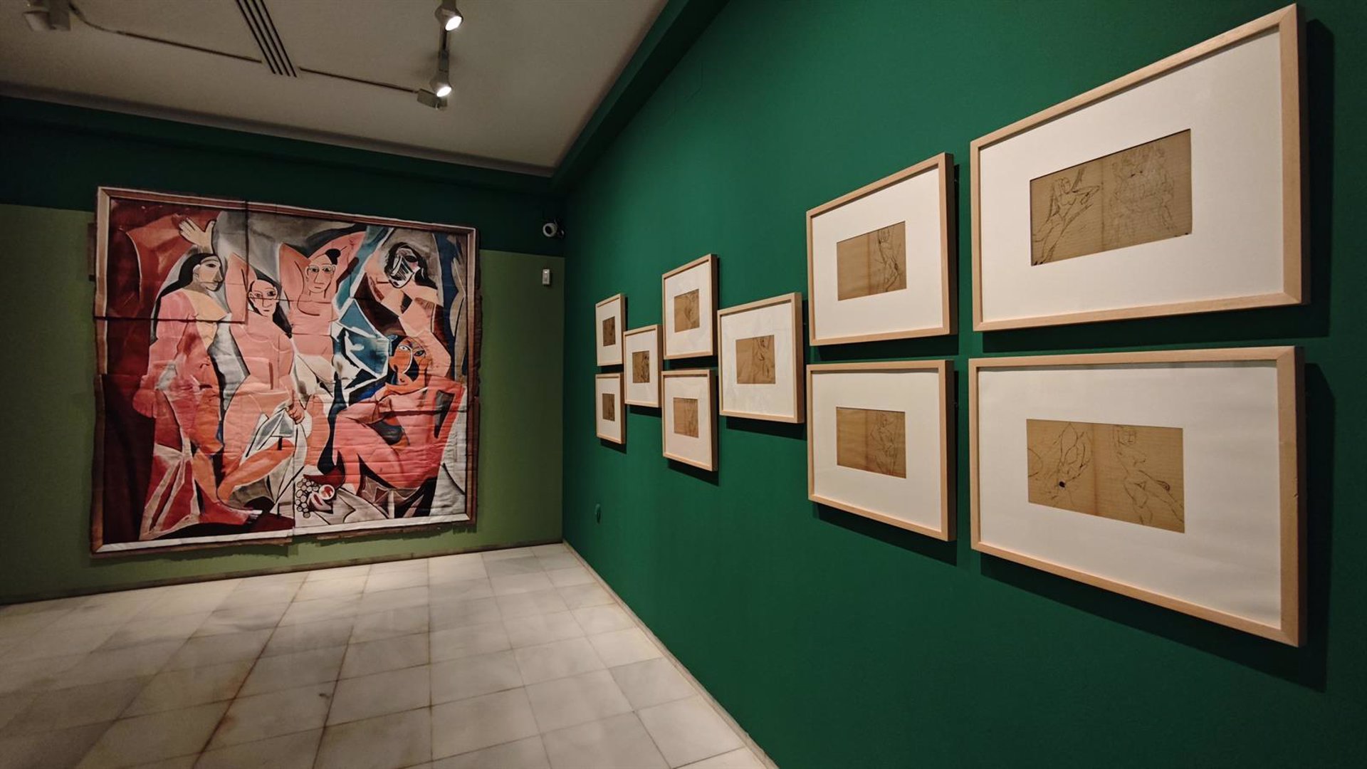 Casa Natal Picasso expone la reinterpretación de 'Las señoritas de Aviñón' de Julio Anaya Cabanding