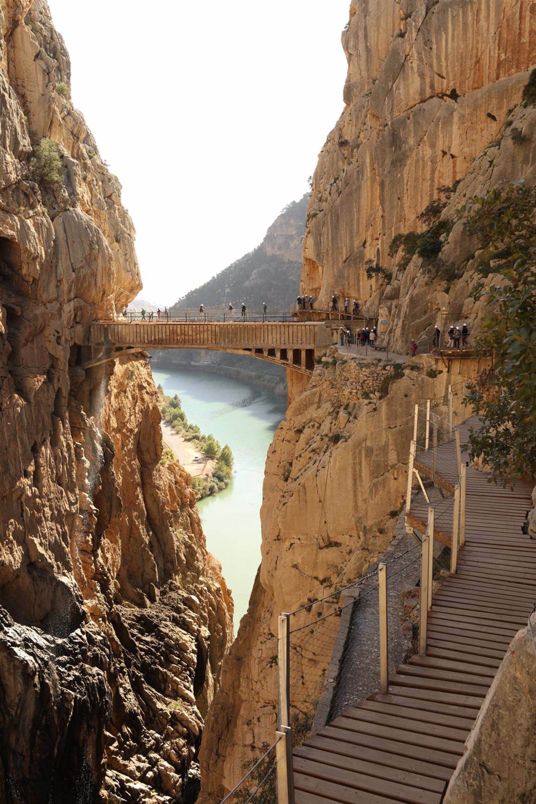 El Caminito del Rey conmemora el décimo aniversario de su rehabilitación con el inicio de su ampliación