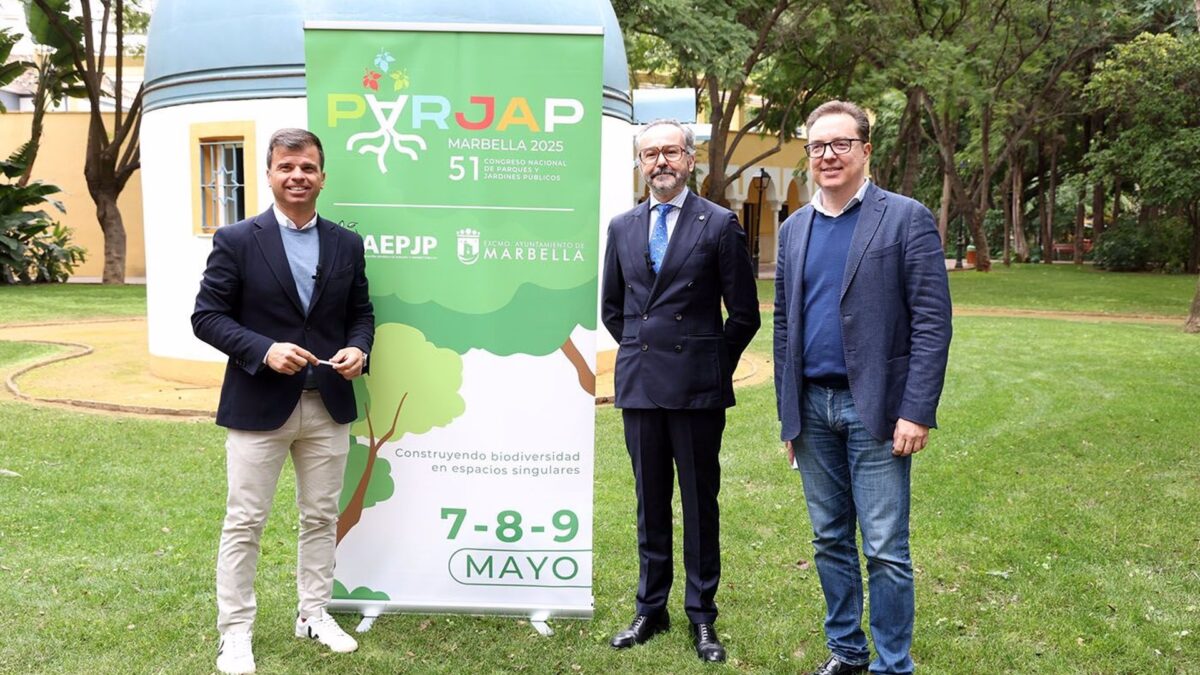 El Congreso Nacional de Parques y Jardines Públicos reunirá del 7 al 9 de mayo en Marbella a más de 30 expertos