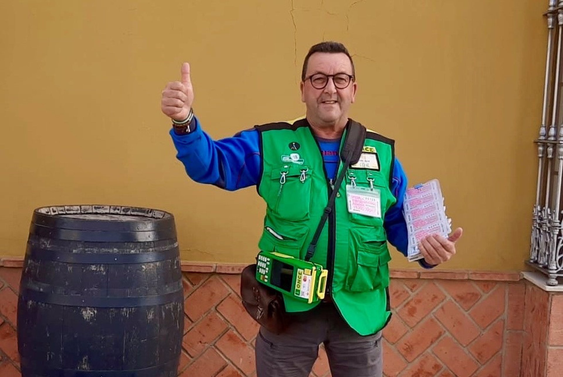 La ONCE deja un Sueldazo de 240.000 euros en diez años en la comarca del Guadalteba