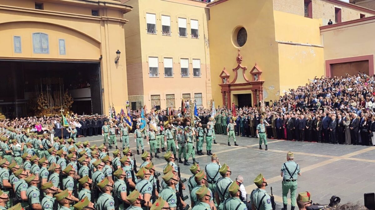 Málaga se reencuentra con el Cristo de la Buena Muerte y La Legión un año más