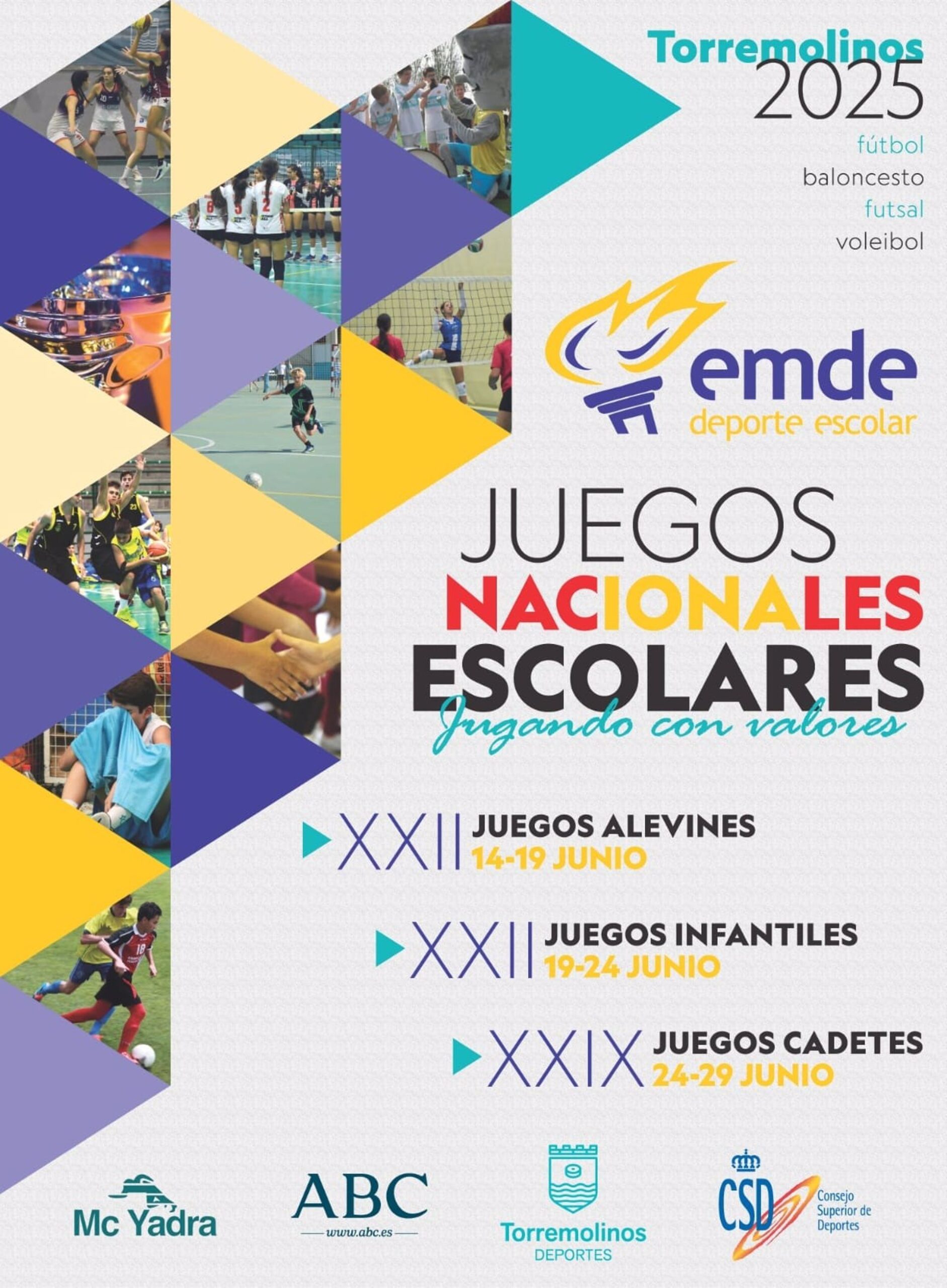 Más de 2.000 deportistas de todo el país participarán este verano en los Juegos EMDE en Torremolinos