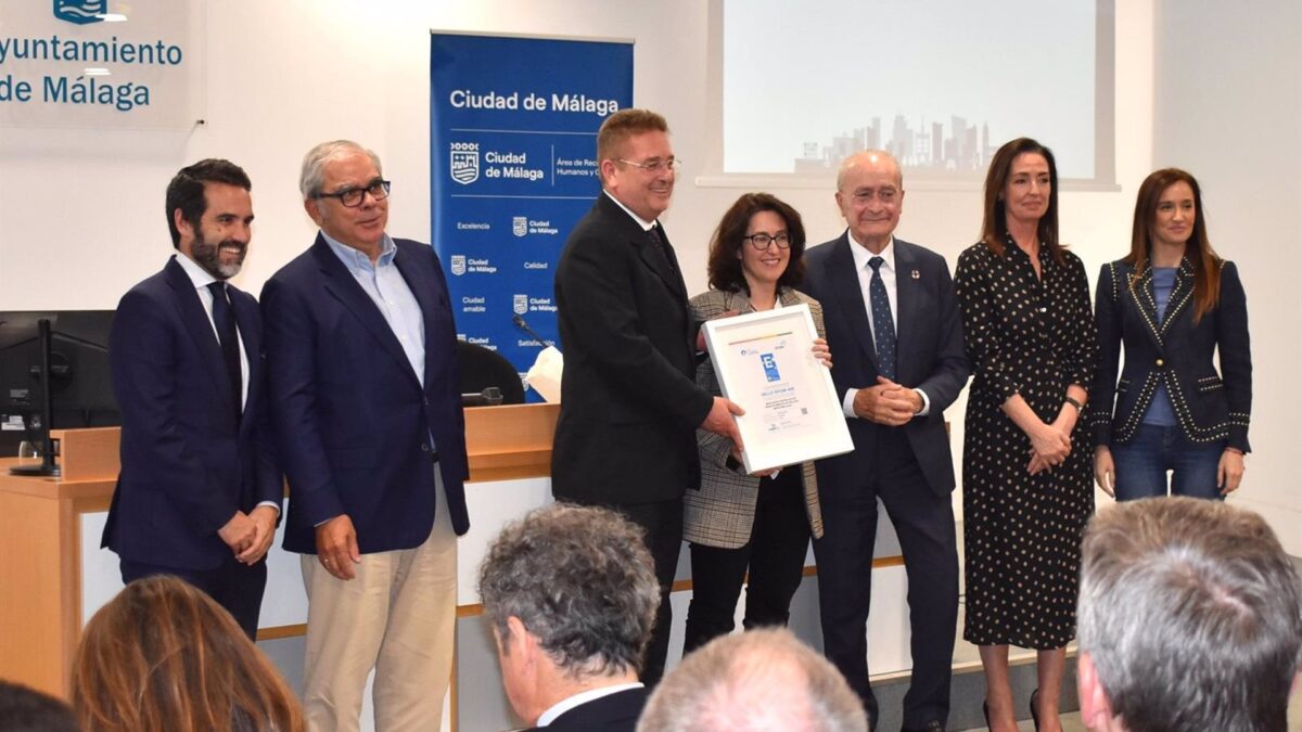 Mercamálaga recibe el reconocimiento EFQM 400+ en el XXII Día Municipal de la Calidad