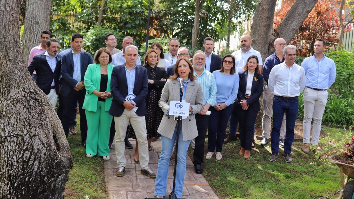 PP critica que Sánchez y Montero "ponen el pie en el cuello a los malagueños para que Málaga no levante cabeza"