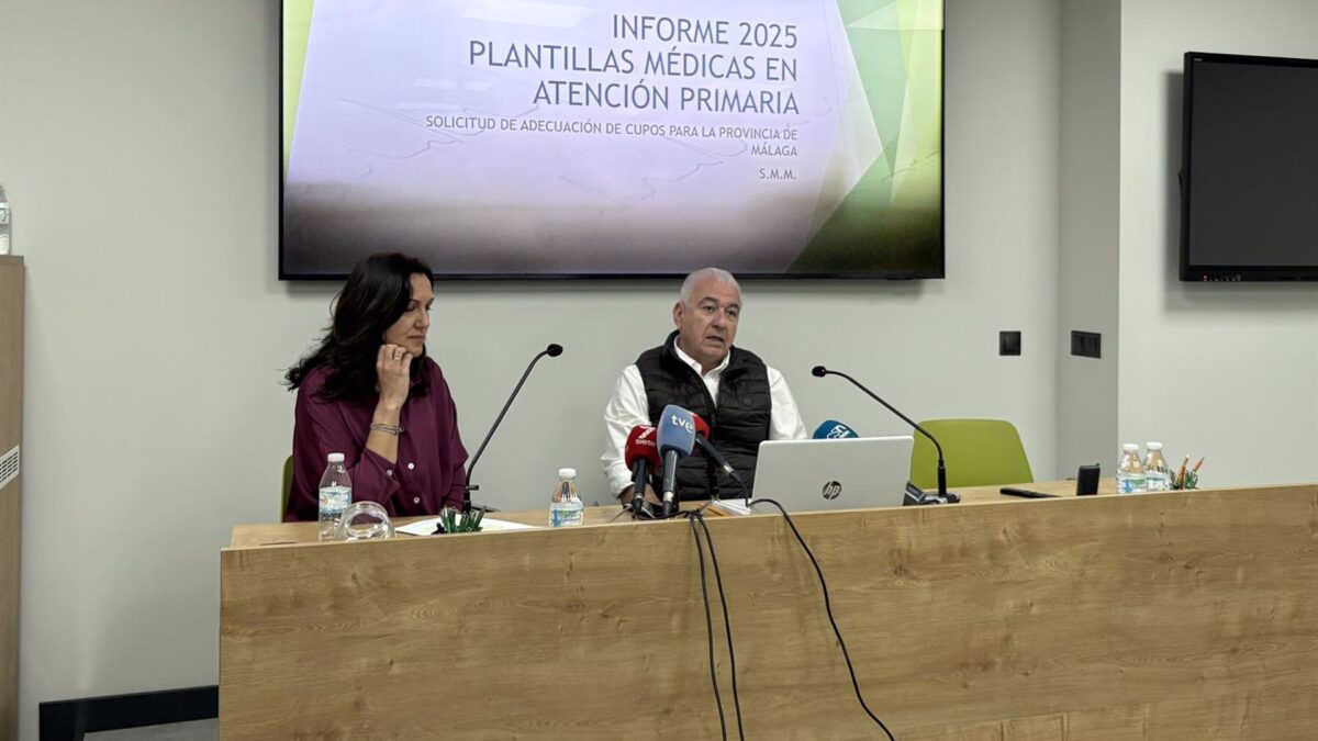 SMM advierte de que Málaga "sufre un déficit" de médicos de familia y pediatras en Atención Primaria