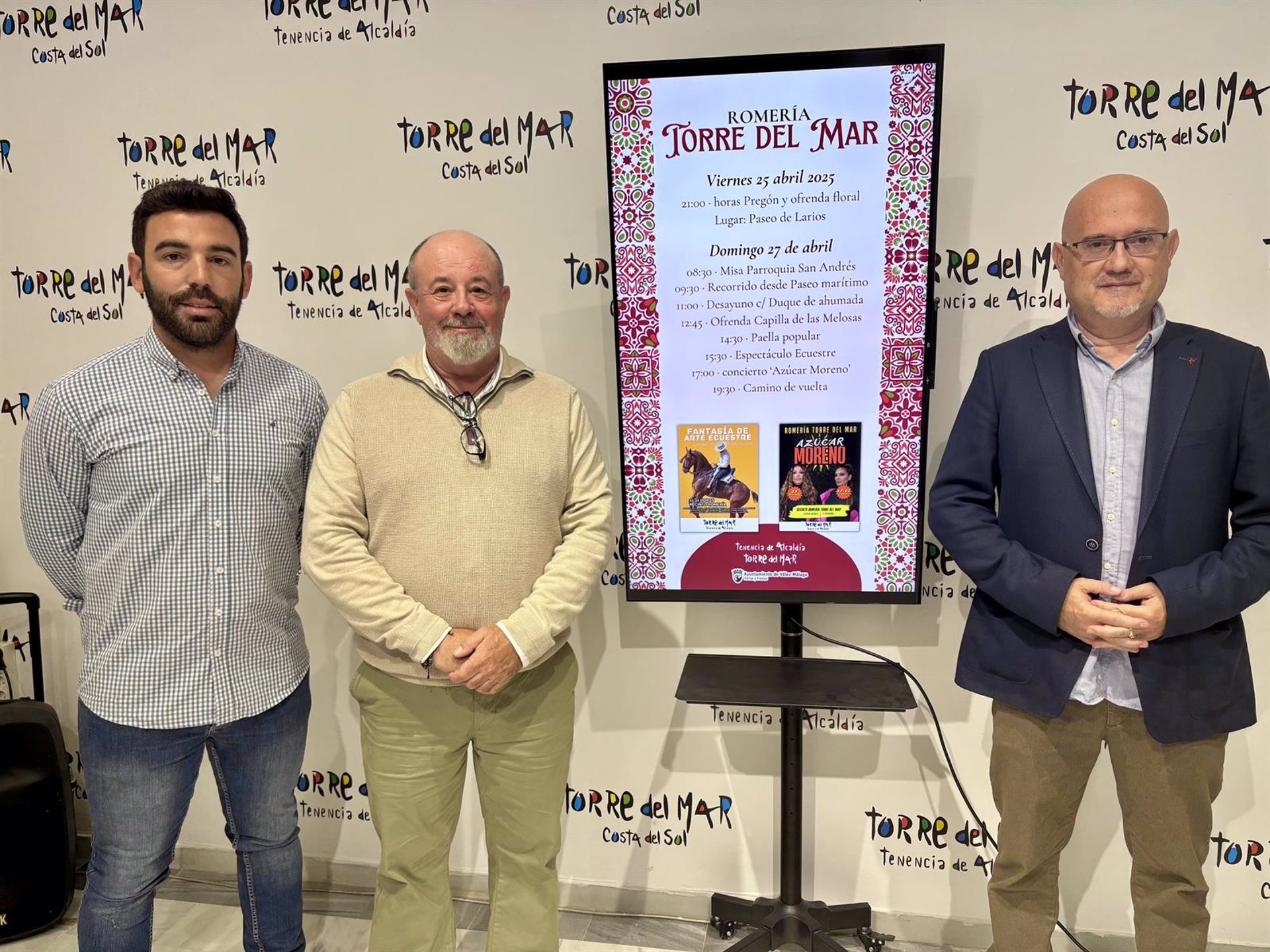 Torre del Mar, en Vélez, prepara las actividades de su Romería 2025 con la actuación estelar de Azúcar Moreno