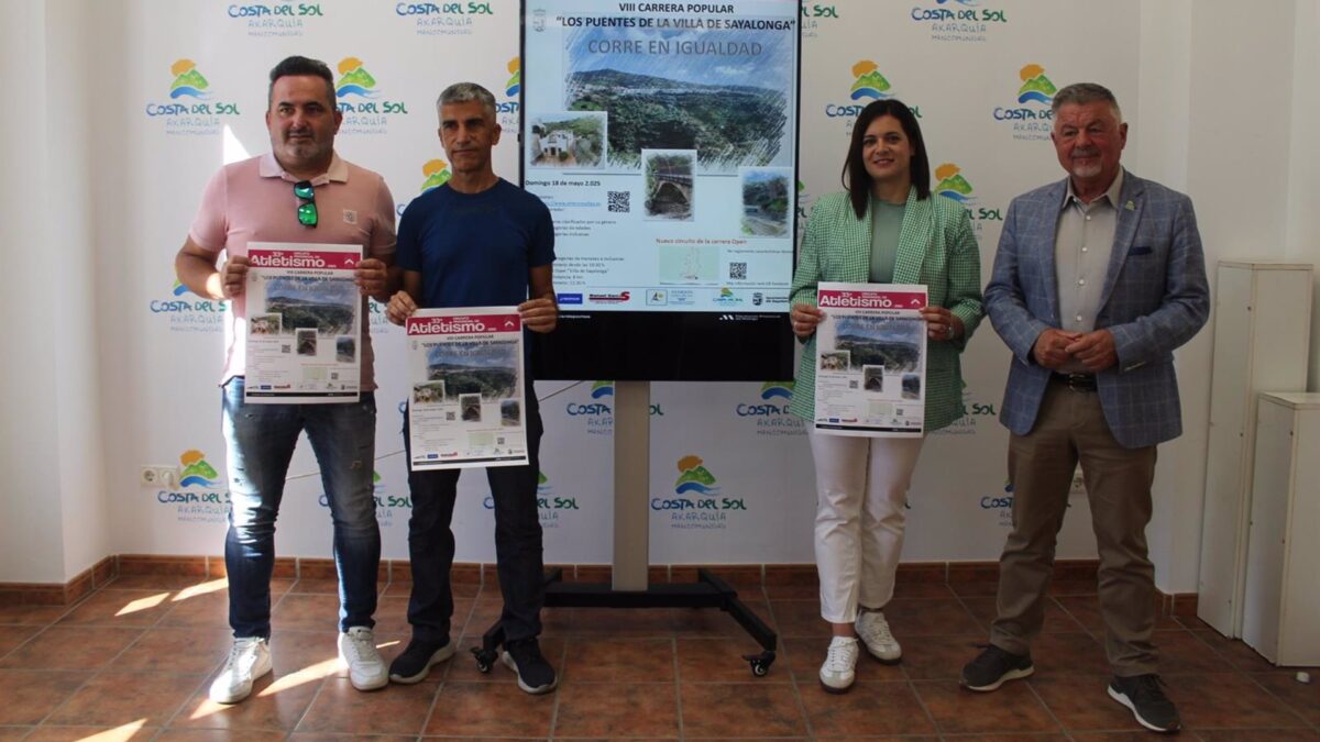 Abierto el plazo de inscripción para la VIII Carrera Popular 'Los puentes de la Villa de Sayalonga'