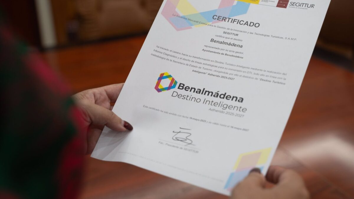 Benalmádena ya es destino inteligente y supera la media nacional en su estrategia de implantación