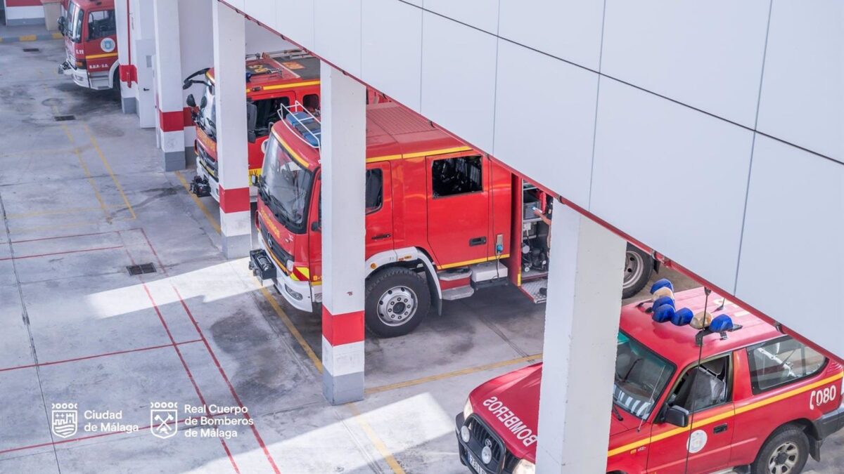 Cuatro personas evacuadas a un centro hospitalario tras un incendio en Cruz de Humilladero