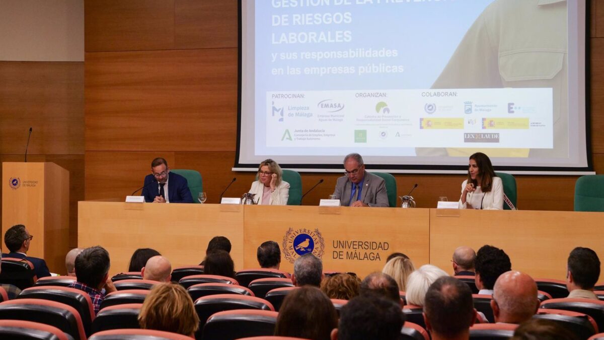 La UMA acoge una jornada sobre la gestión de prevención de riesgos laborales en empresas públicas