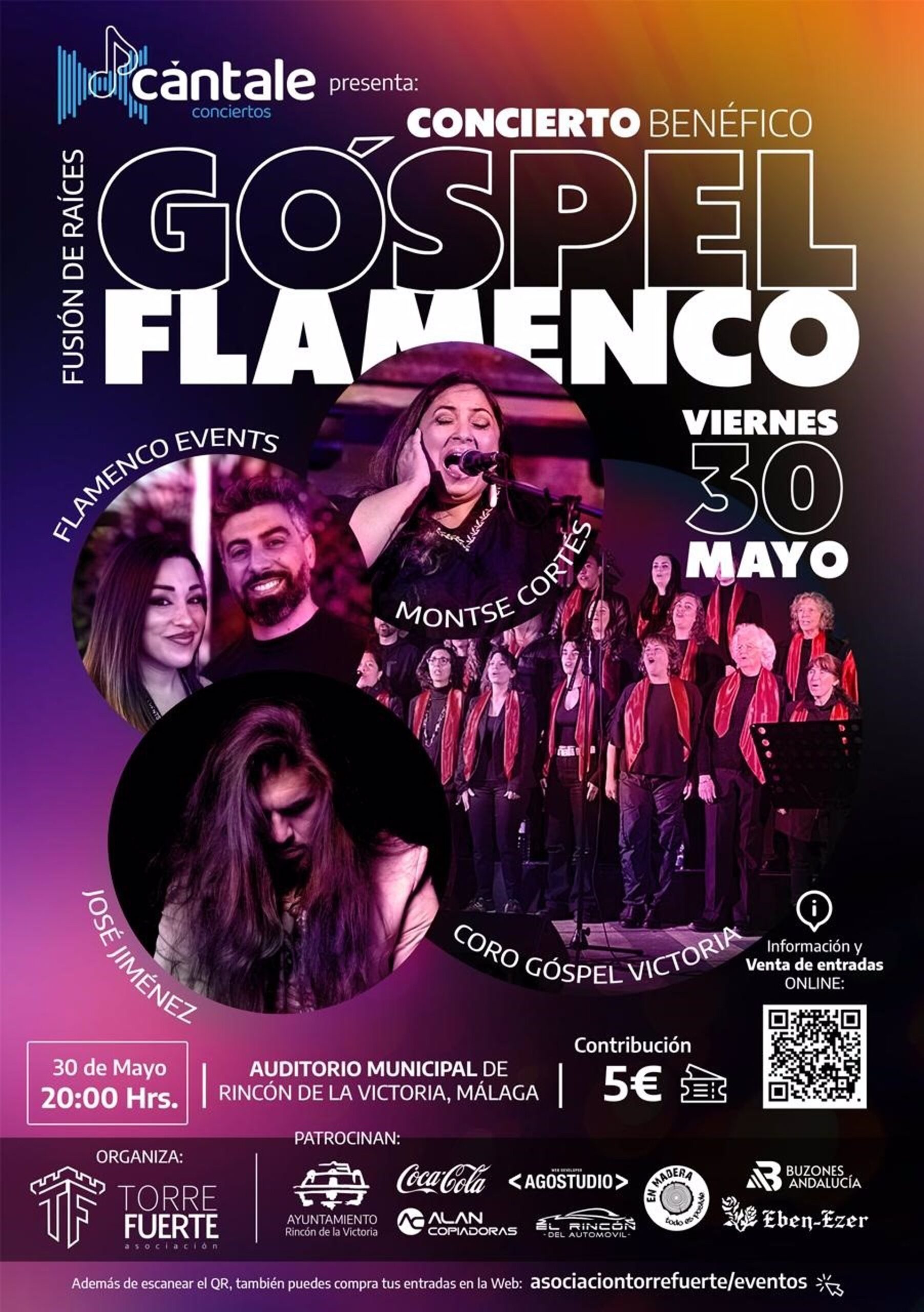 Rincón de la Victoria acoge el concierto solidario 'Fusión de raíces Góspel-Flamenco'