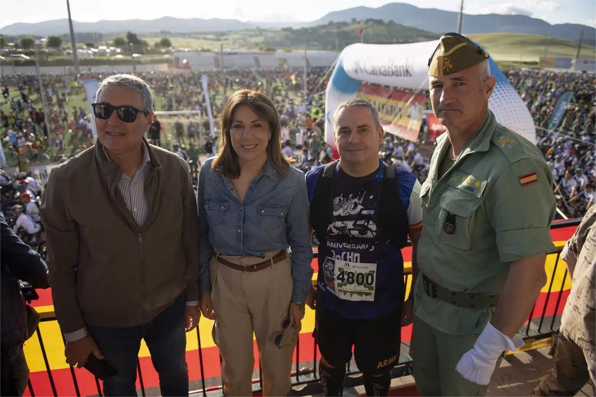 Salado señala la carrera de los 101 kilómetros de la Legión de Ronda como "escaparate magnífico para promoción"