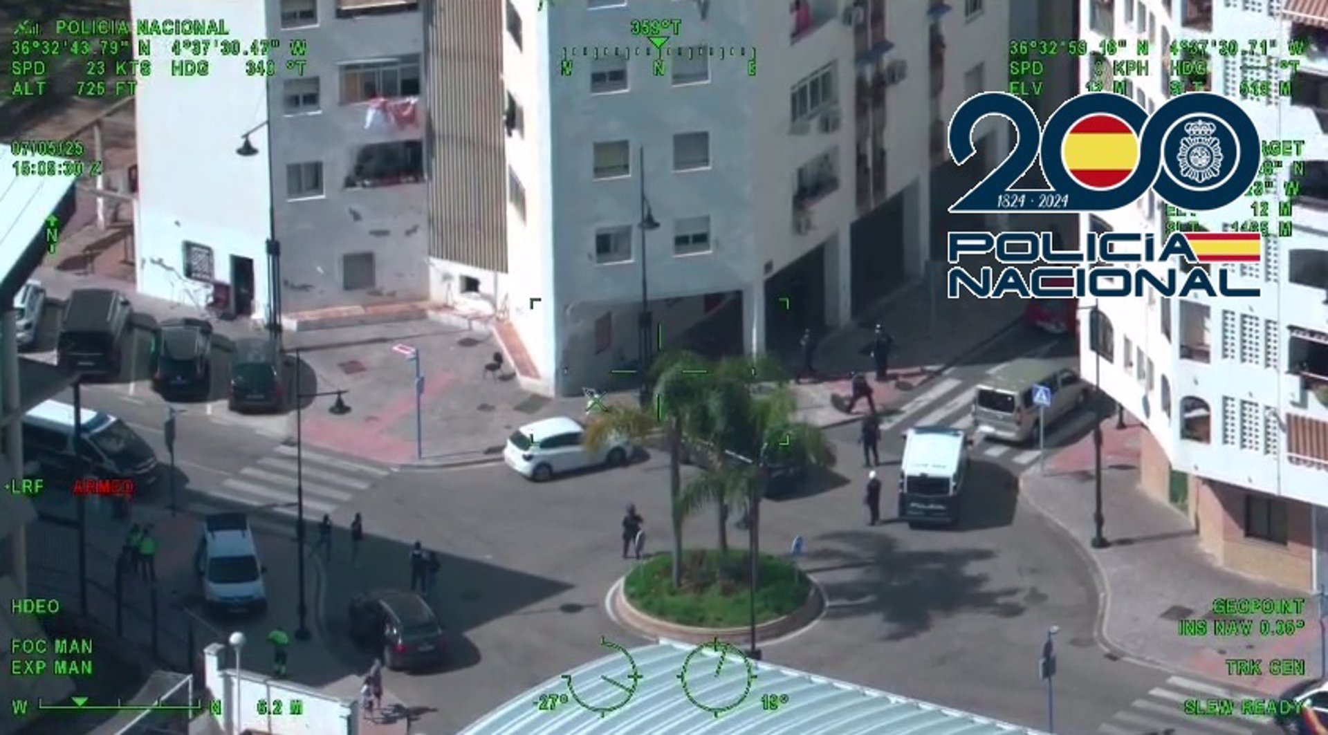 Siete detenidos en un dispositivo policial contra robos dentro de vehículos en Fuengirola
