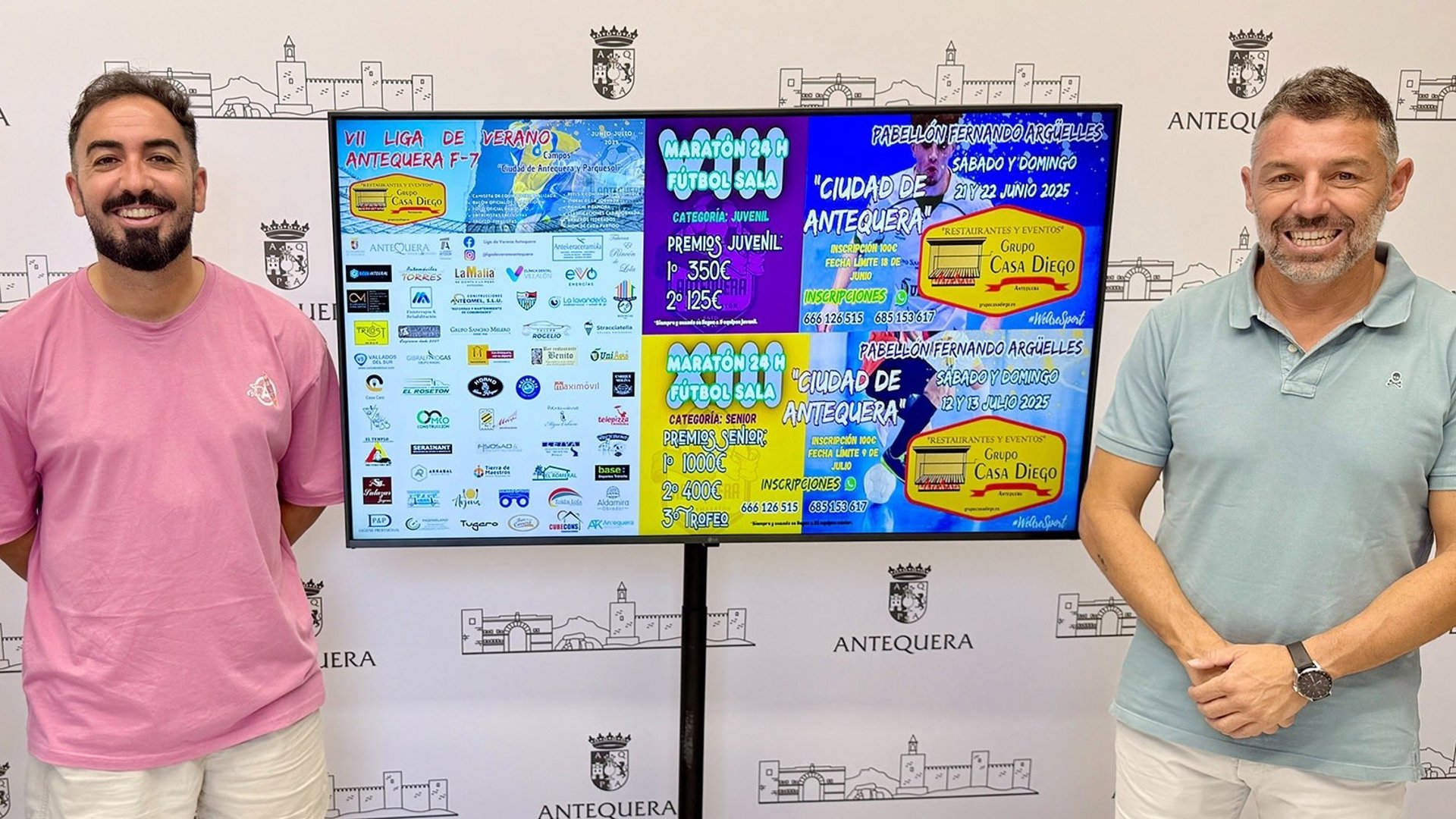 Antequera se llena de fútbol este verano con la VII Liga de Fútbol 7 y dos maratones de 24 horas de fútbol sala