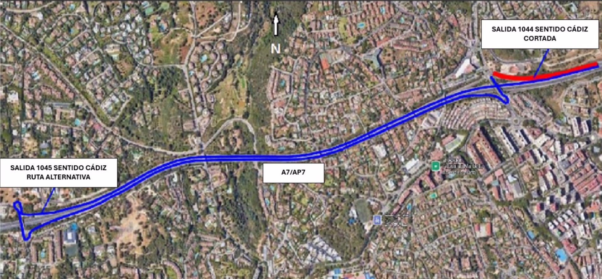 El Gobierno sigue trabajando para reducir los niveles sonoros en la variante de Marbella en la AP-7