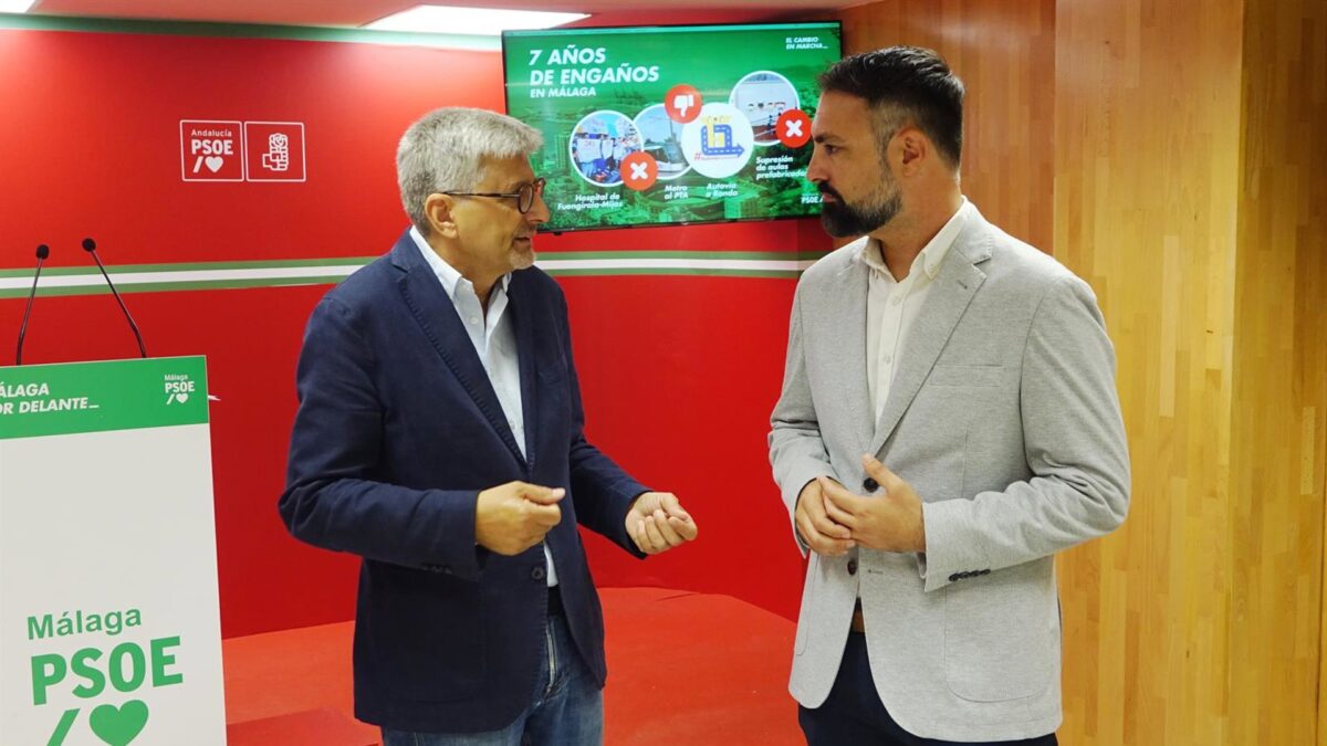 El PSOE lanza una campaña para criticar "los siete años de engaños de Moreno en Málaga"