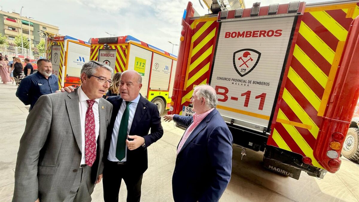 En marcha el nuevo parque de bomberos de Antequera, financiado por la Diputación con 2,4 millones de euros