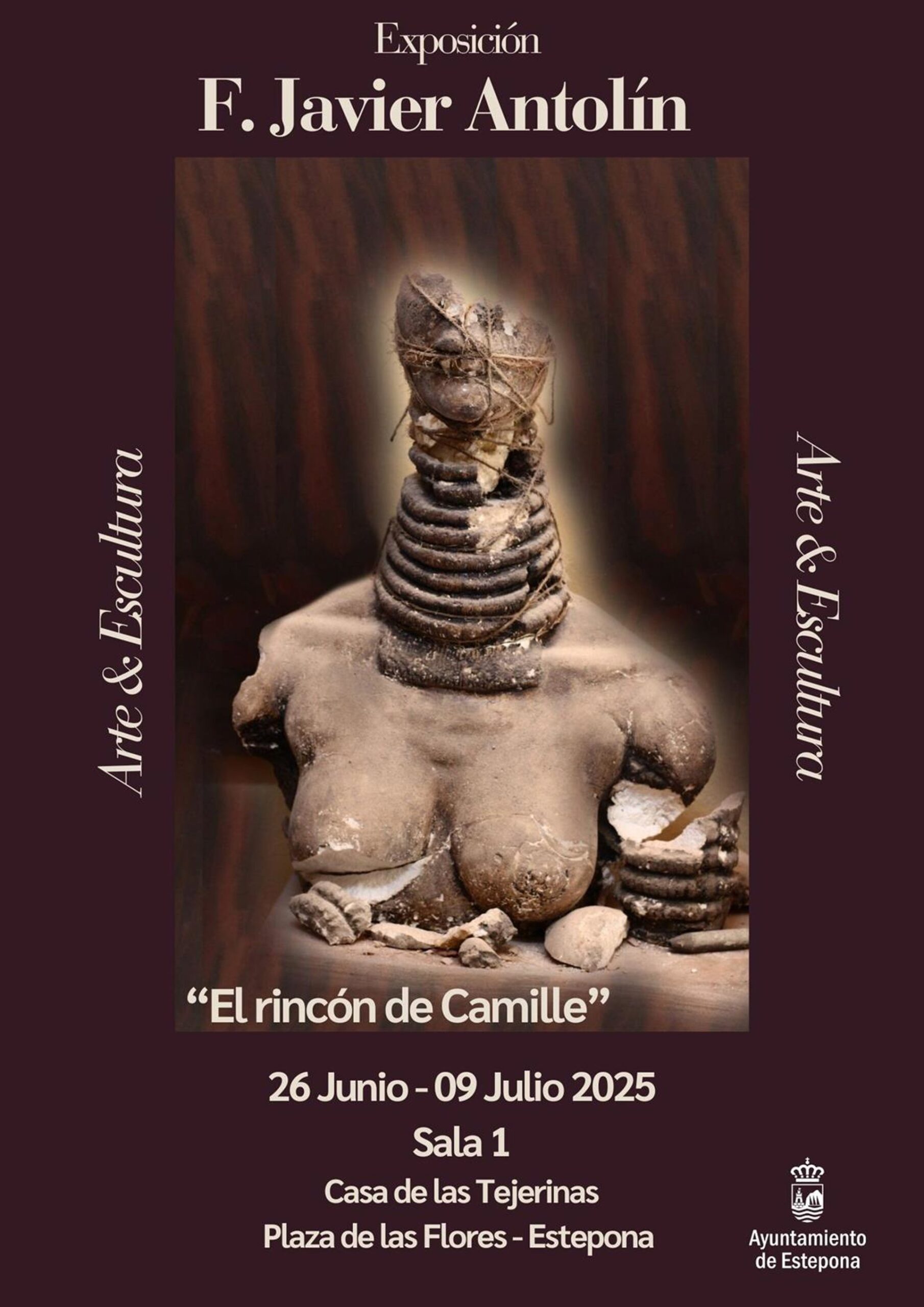 La Casa de Las Tejerinas de Estepona acogerá una muestra de Arte y Escultura de Francisco Javier Antolín