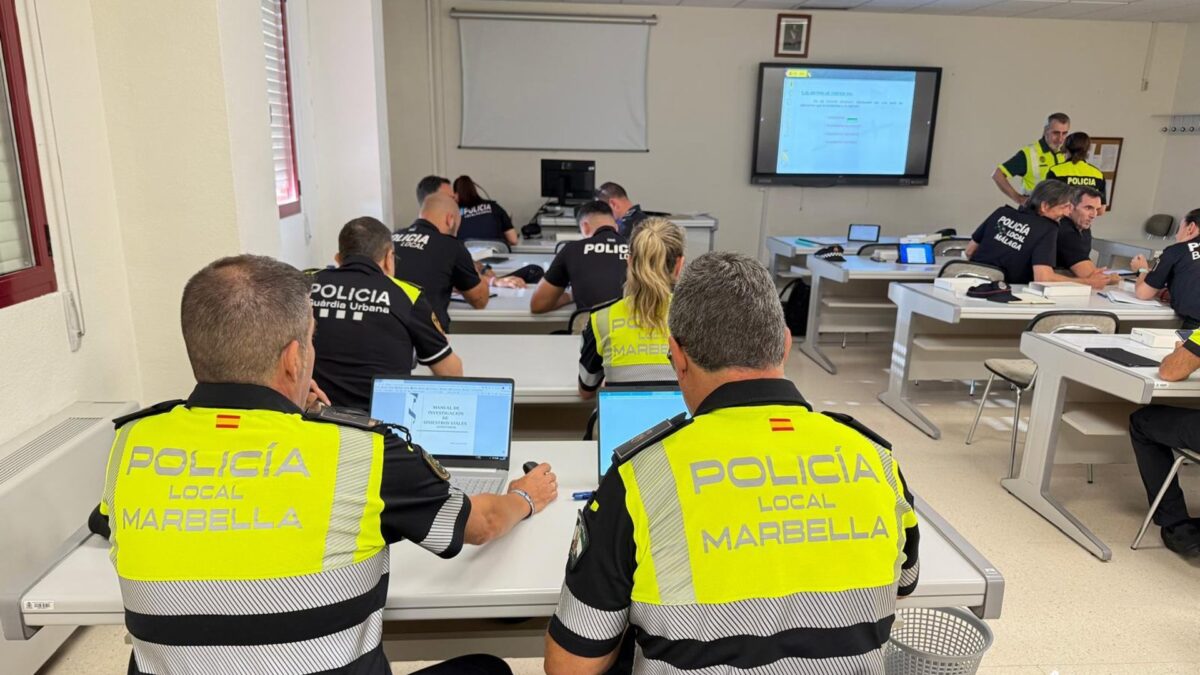 La Policía Local de Marbella se forma para perfeccionar la investigación de los siniestros viales