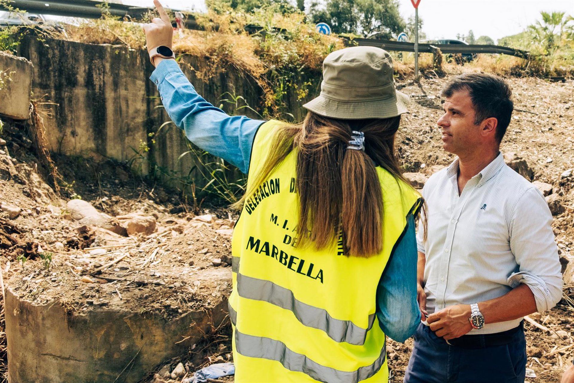 Marbella y la Junta impulsan una actuación de emergencia de obras para salvaguardar el cauce de Río Verde