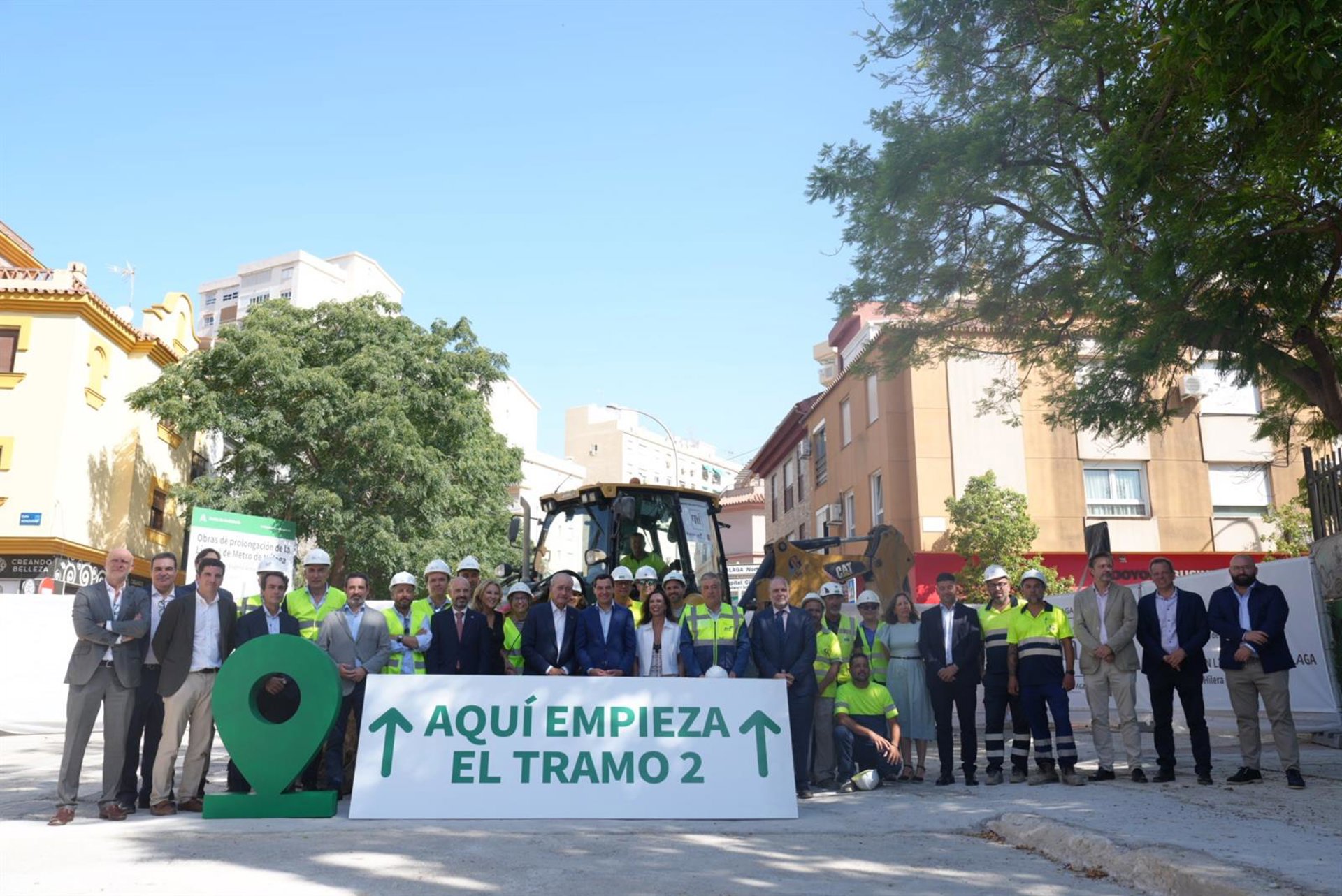 Arrancan las obras del tramo Hilera-Eugenio Gross del metro de Málaga