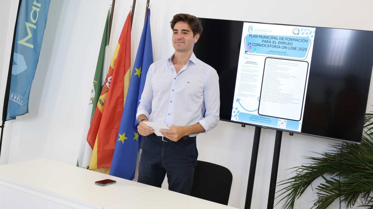 Ayuntamiento de Marbella lanza nueva convocatoria de formación para empleo con 720 plazas con modalidad online