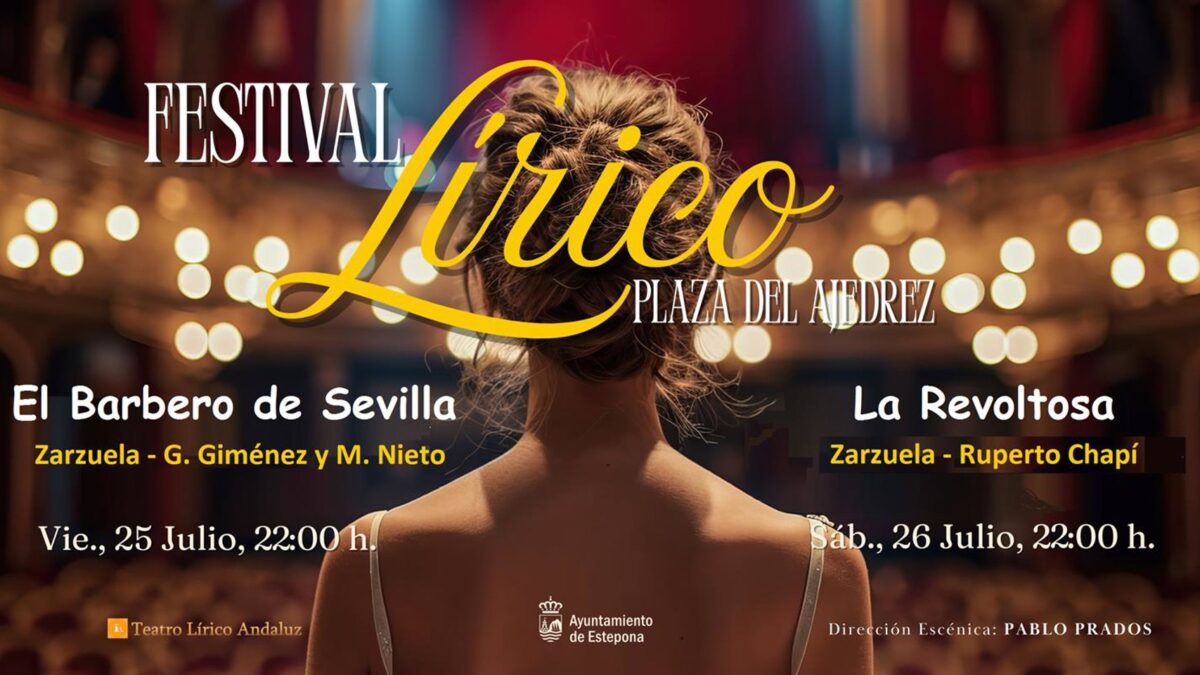 El Ayuntamiento de Estepona organiza un Festival Lírico en la plaza del Ajedrez