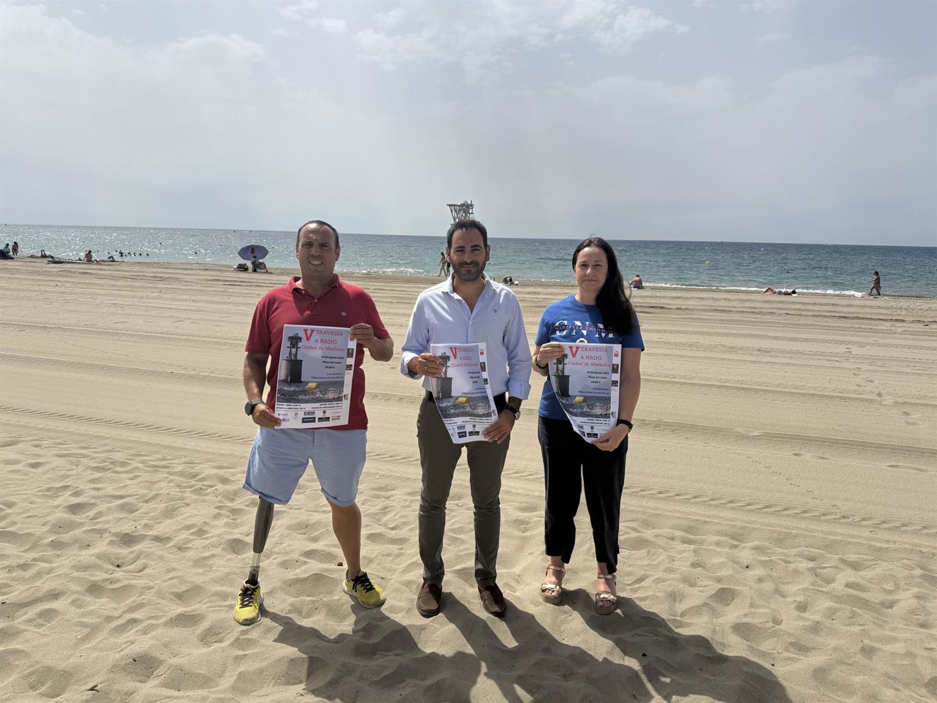 La playa El Cable acogerá este sábado la V Travesía a Nado 'Ciudad de Marbella'