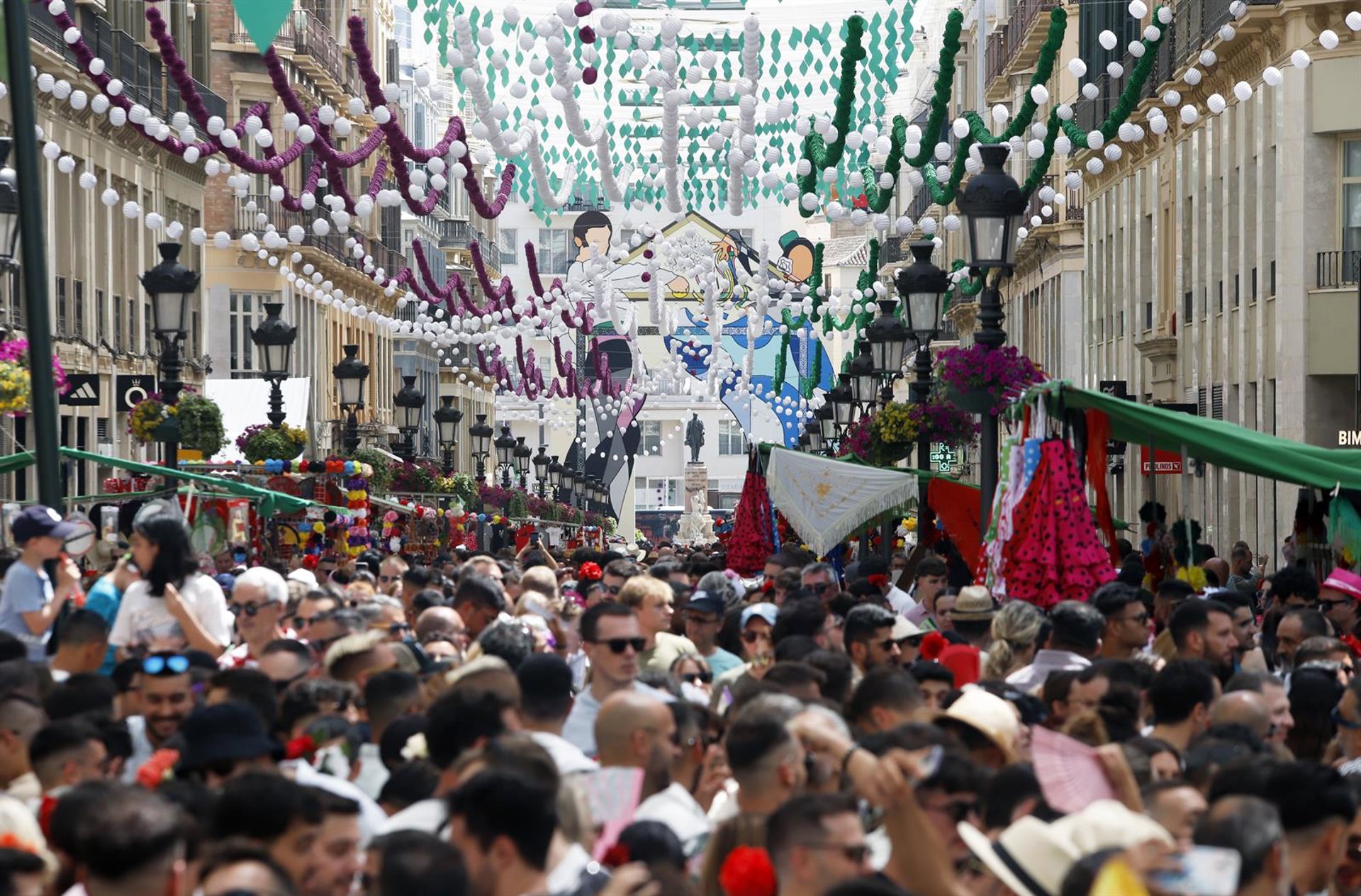 Málaga cerrará la Feria con una ocupación hotelera del 93,12%, superior a la de 2024