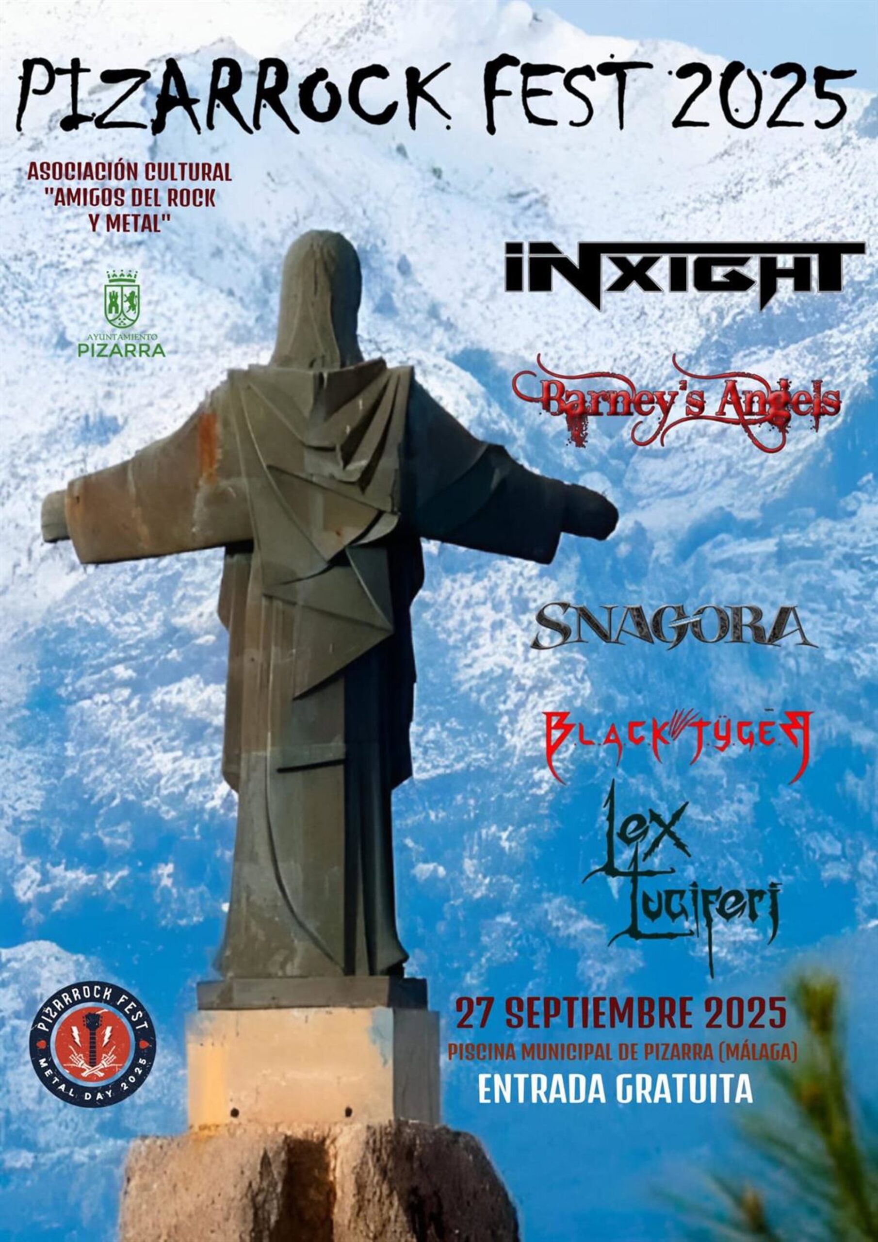 Bandas como Black Tyger o Lex Luciferi llegarán a la primera edición del Pizarrock Fest de Pizarra