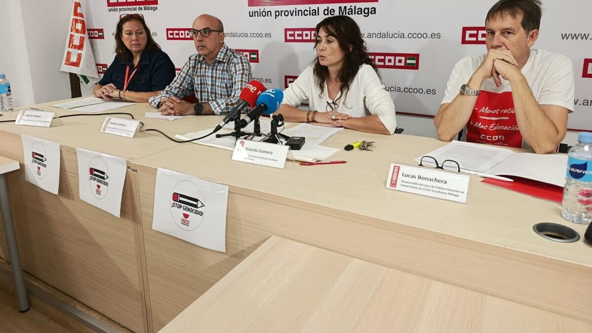 CCOO dice que se repiten los errores del curso escolar anterior en la provincia