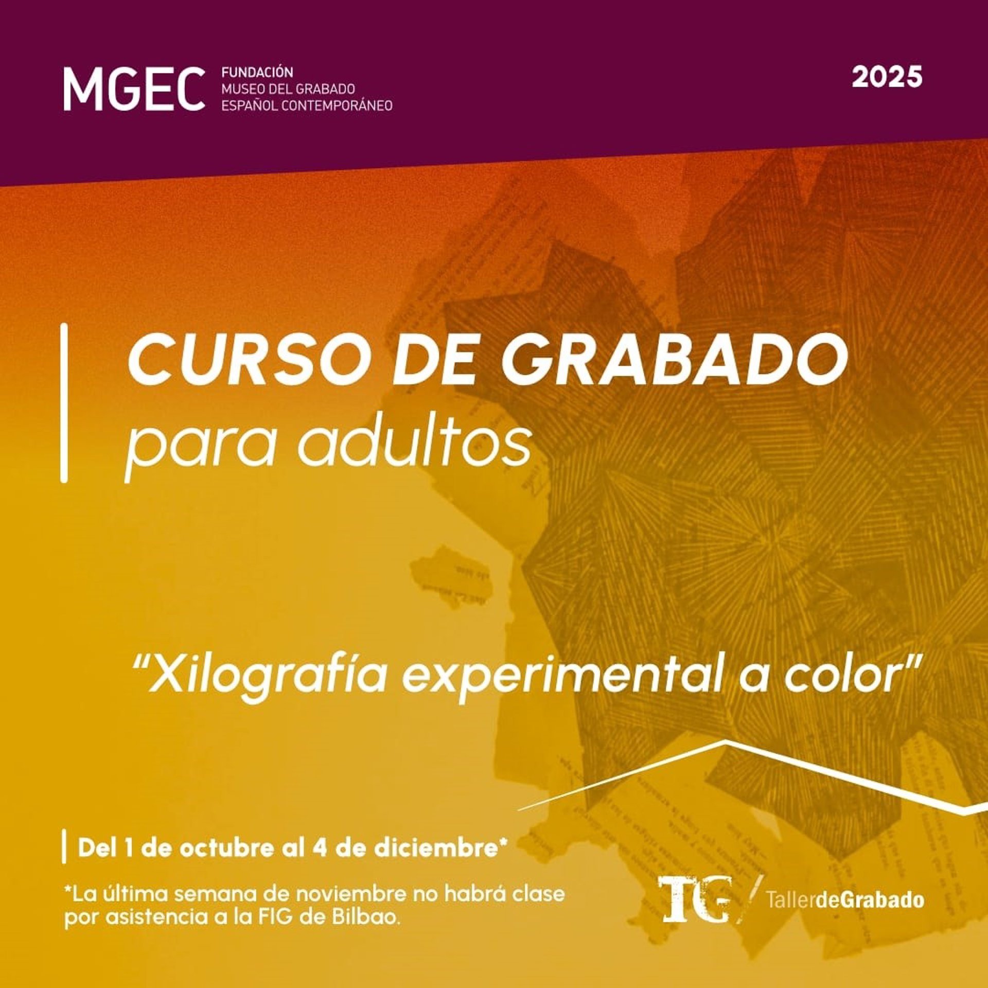 El Museo del Grabado Contemporáneo de Marbella acogerá un taller de xilografía experimental a color