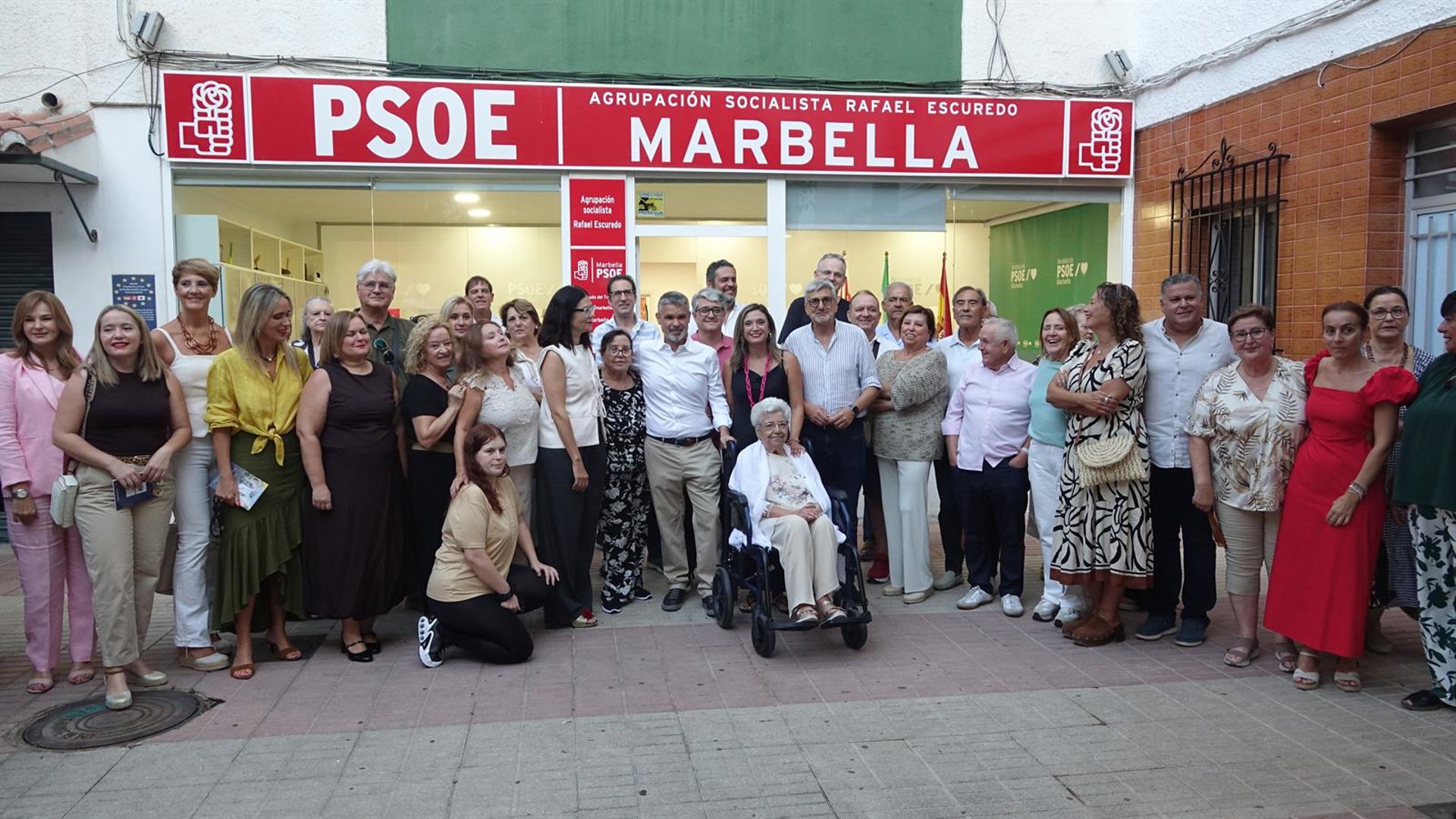 El PSOE reivindica el papel de la militancia en Marbella y destacan las sedes como espacios de encuentro