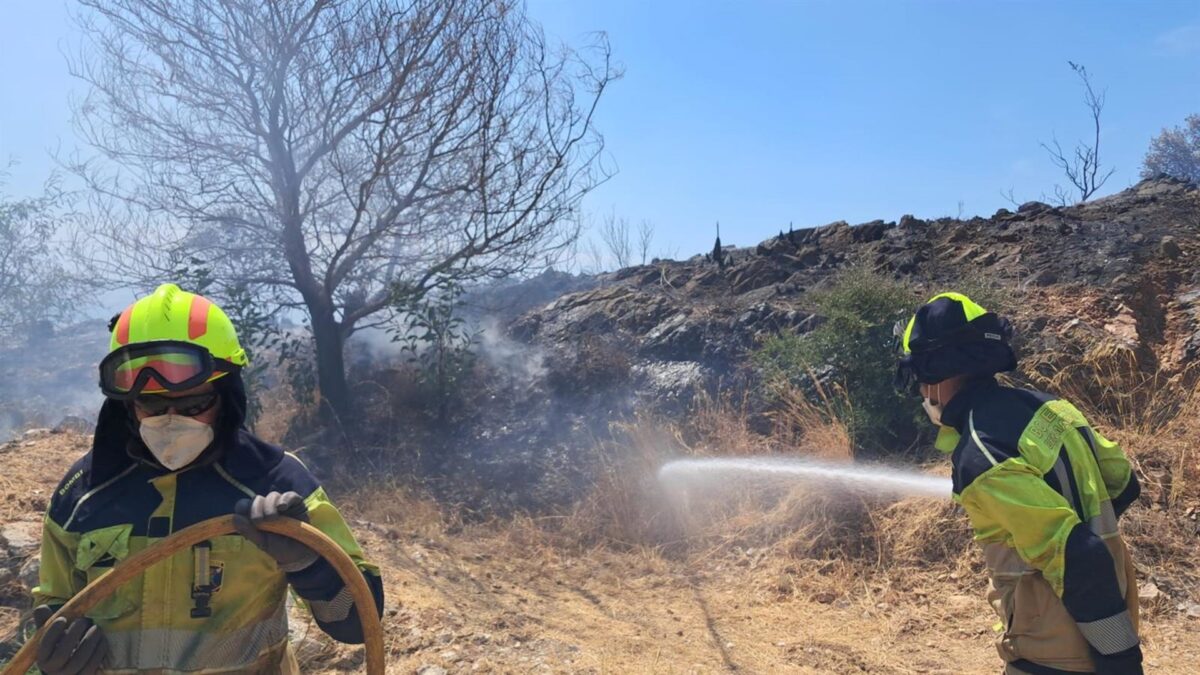 Estabilizado el incendio forestal en Benalmádena