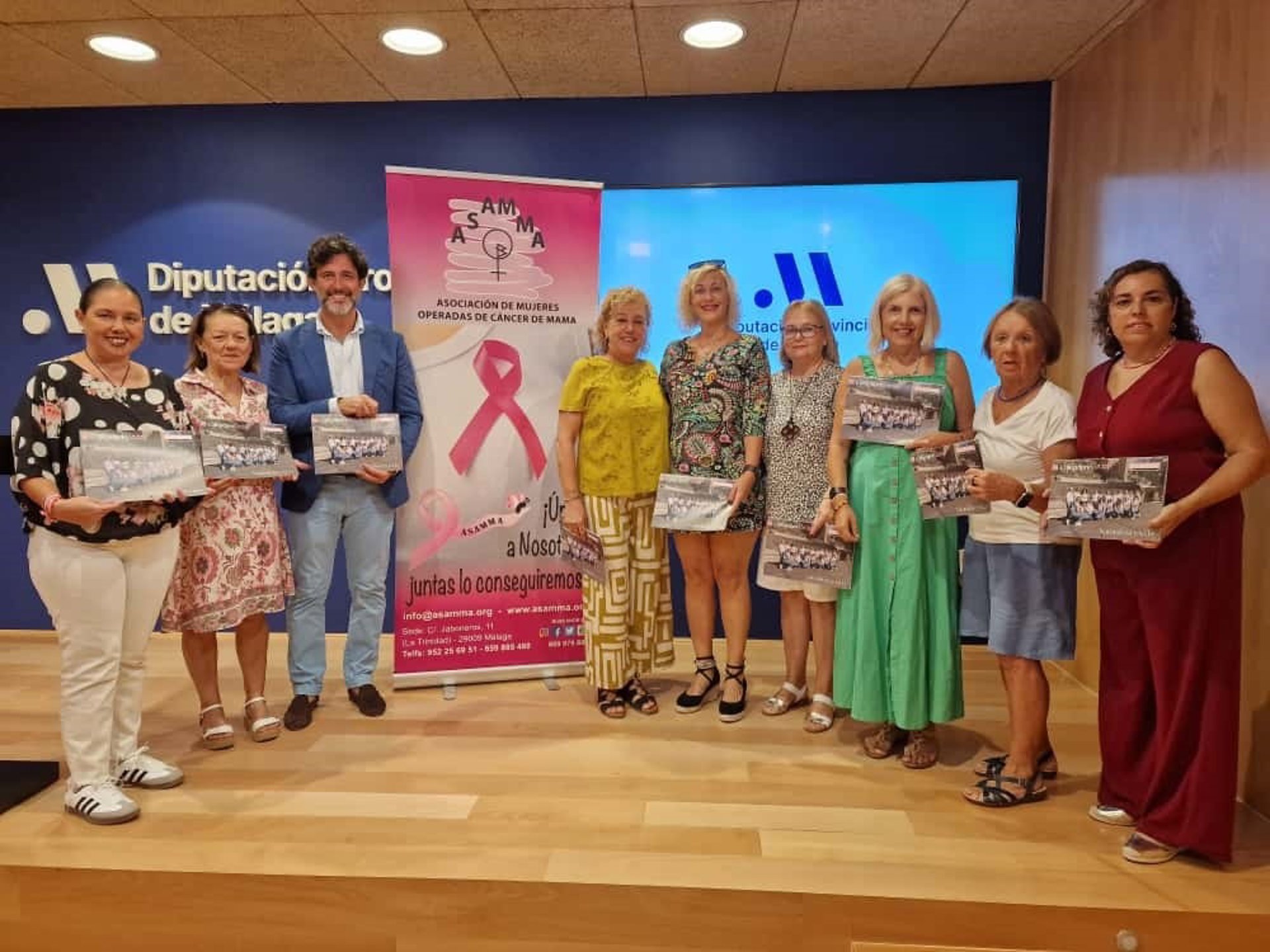 La Diputación colabora con la asociación Asamma en la edición de su calendario solidario