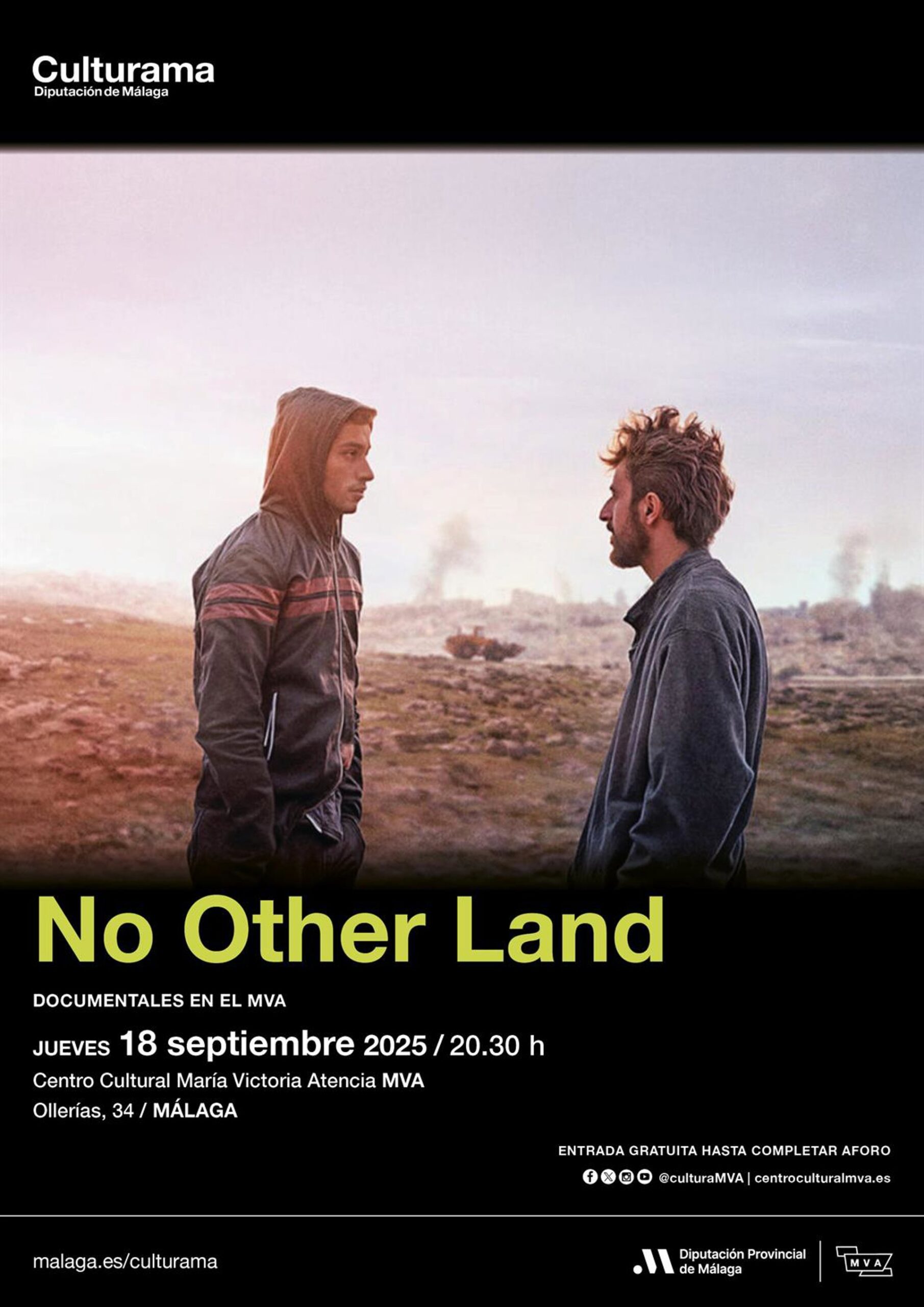 La Diputación trae al MVA el oscarizado documental sobre Palestina 'No Other Land'