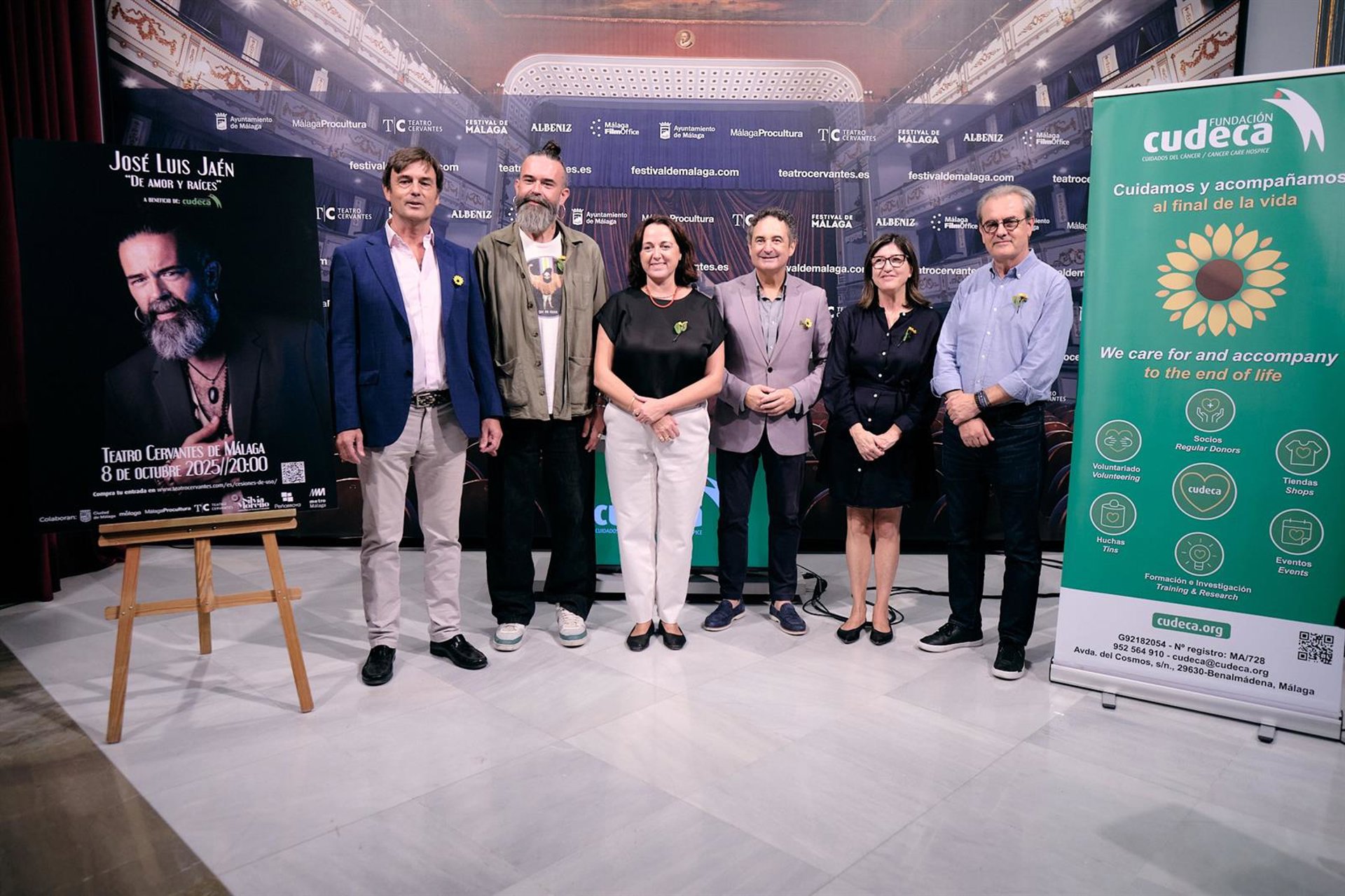 La Fundación Cudeca presenta su concierto solidario anual con José Luis Jaén en el Teatro Cervantes