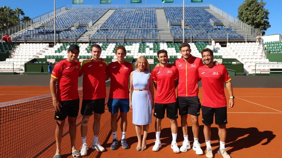 La alcaldesa valora la fortaleza de Marbella con la celebración de la elminatoria de la Copa Davis