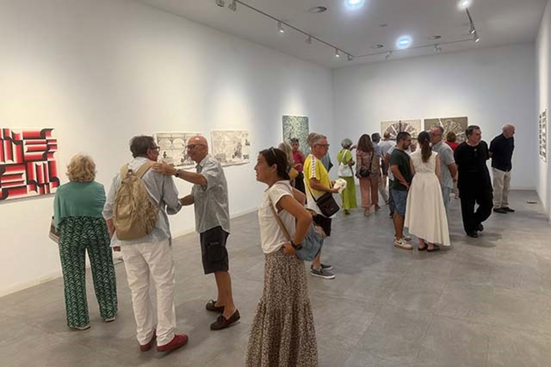 'Ocho de nueve no vistos' reúne las obras de la exposición del Colegio de Arquitectos 40 años después