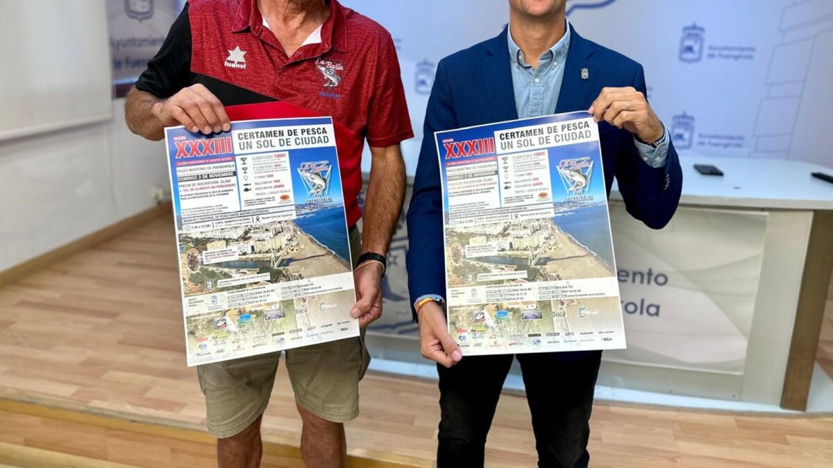 El litoral de Fuengirola acogerá en noviembre el XXXIII Certamen de Pesca Deportiva 'Un sol de ciudad'