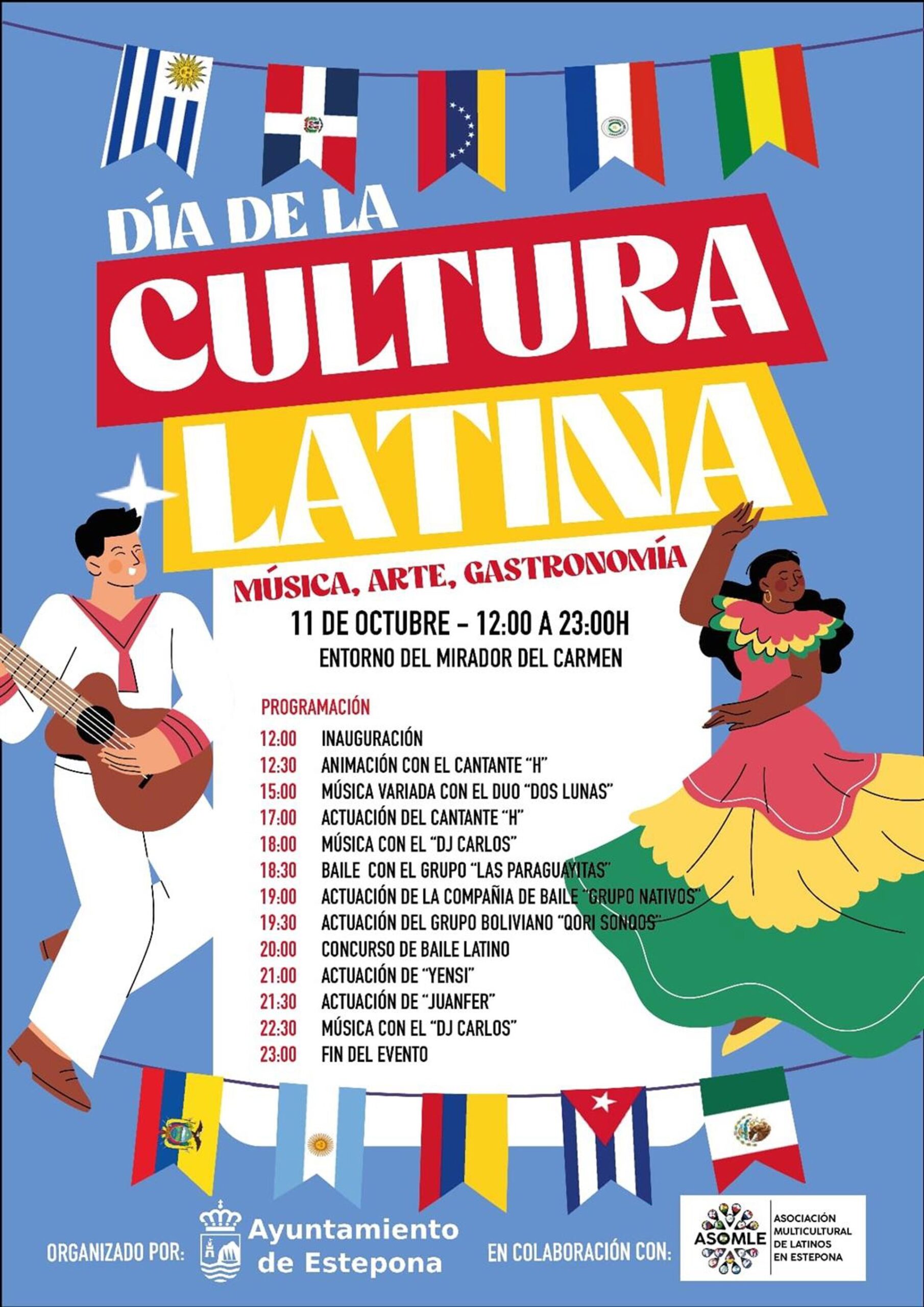 Estepona celebra el Día de la Cultura Latina con una jornada de música, arte y gastronomía
